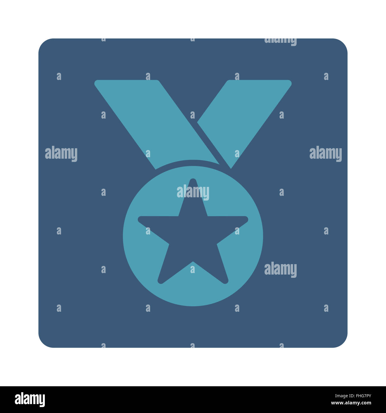 Medal icon from Award Buttons OverColor Set Stock Photo - Alamy