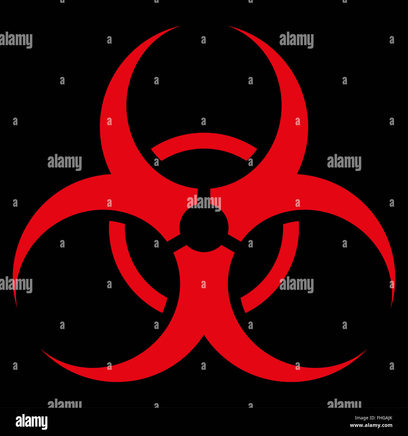 Biohazard Symbol Icon Stock Photo - Alamy
