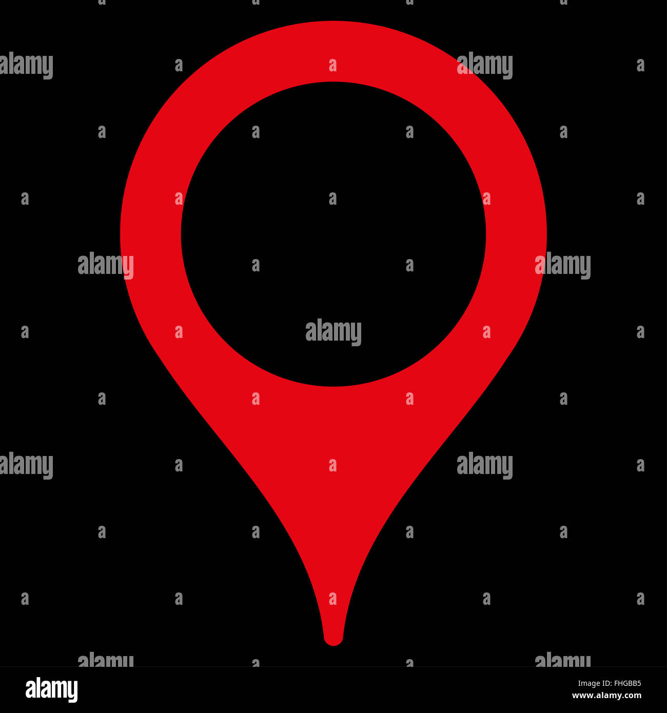 Map Marker Icon Stock Photo - Alamy