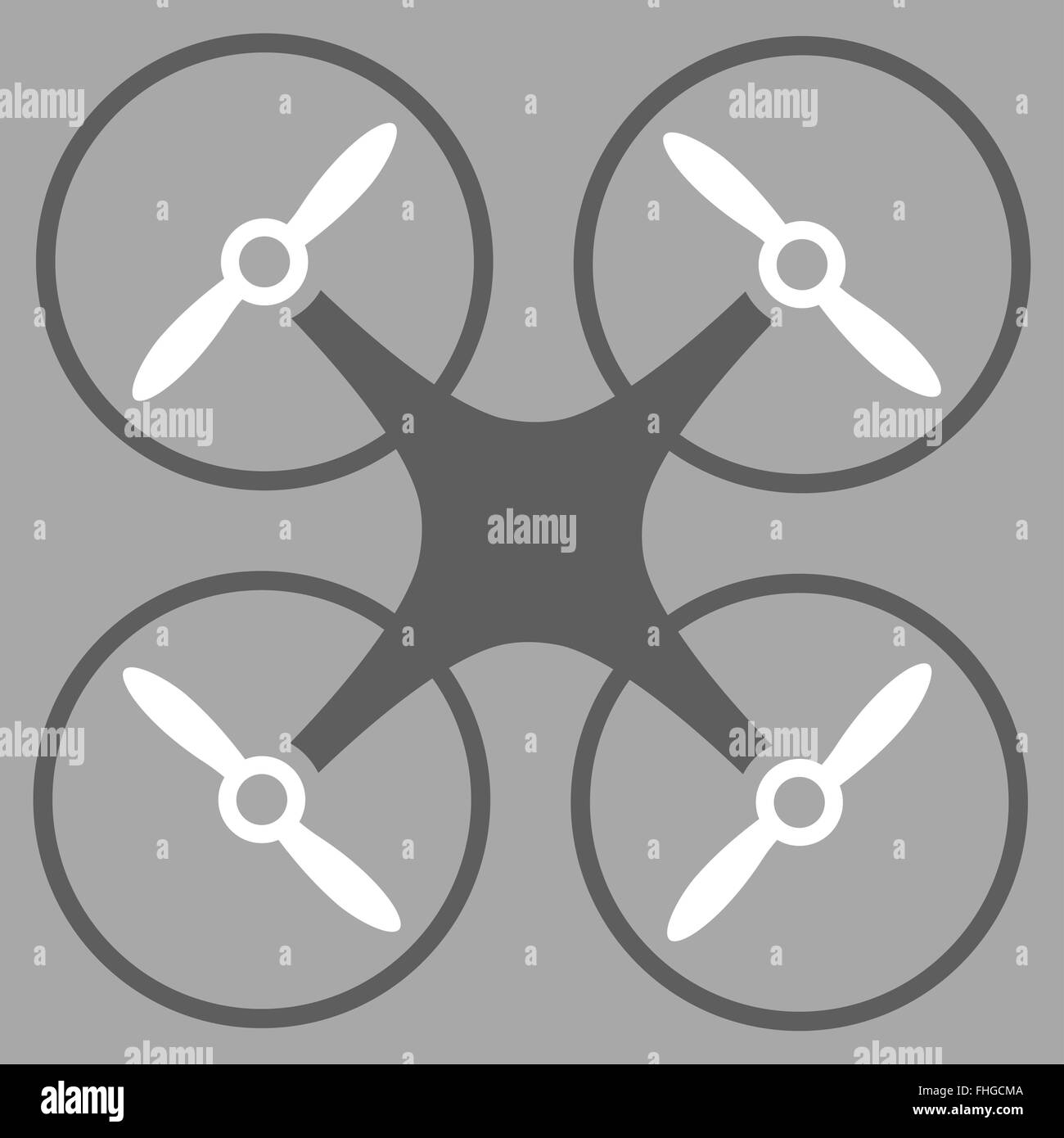 Copter icon from Business Bicolor Set Stock Photo