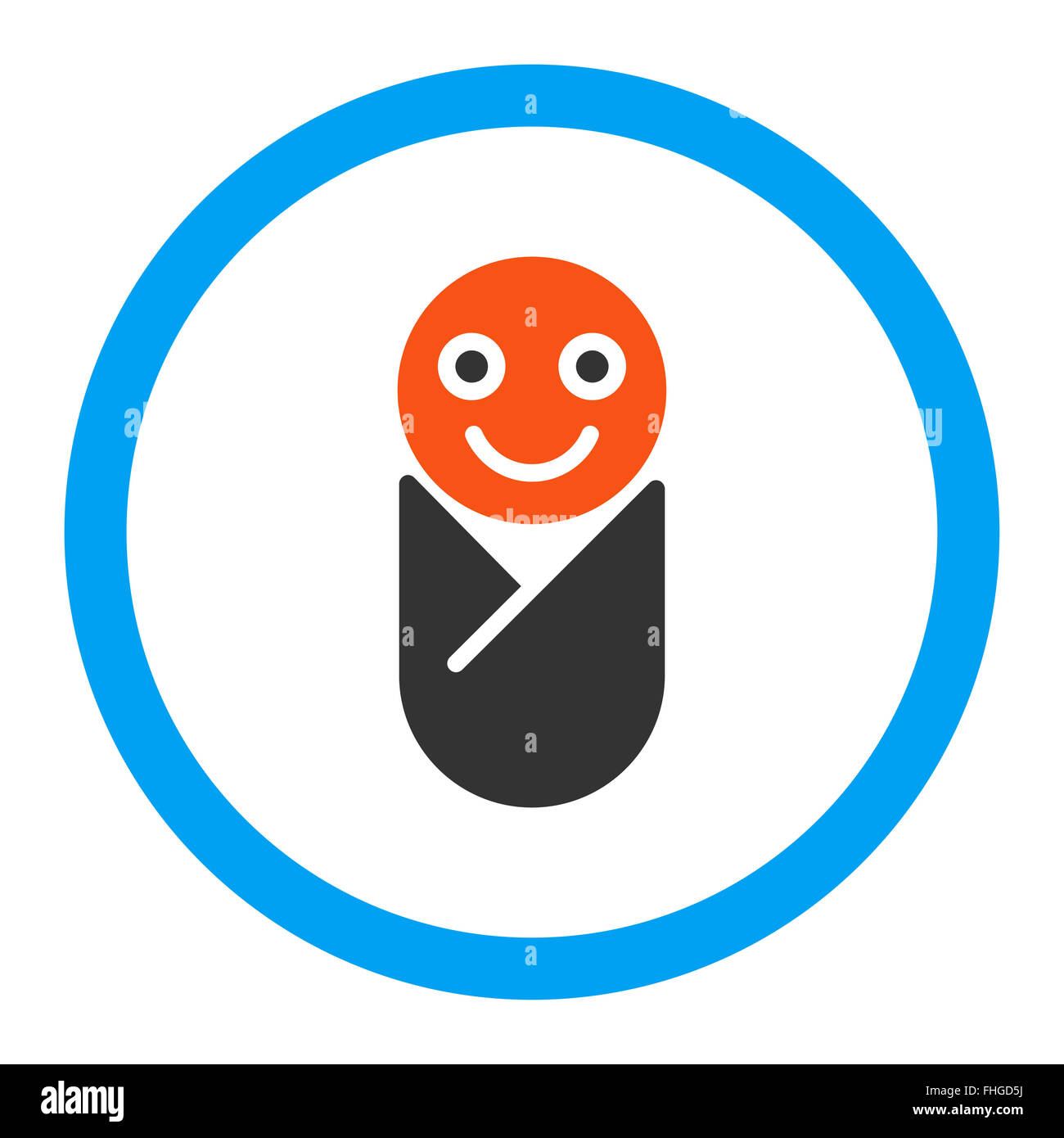 Infant Rounded Vector Icon Stock Photo - Alamy