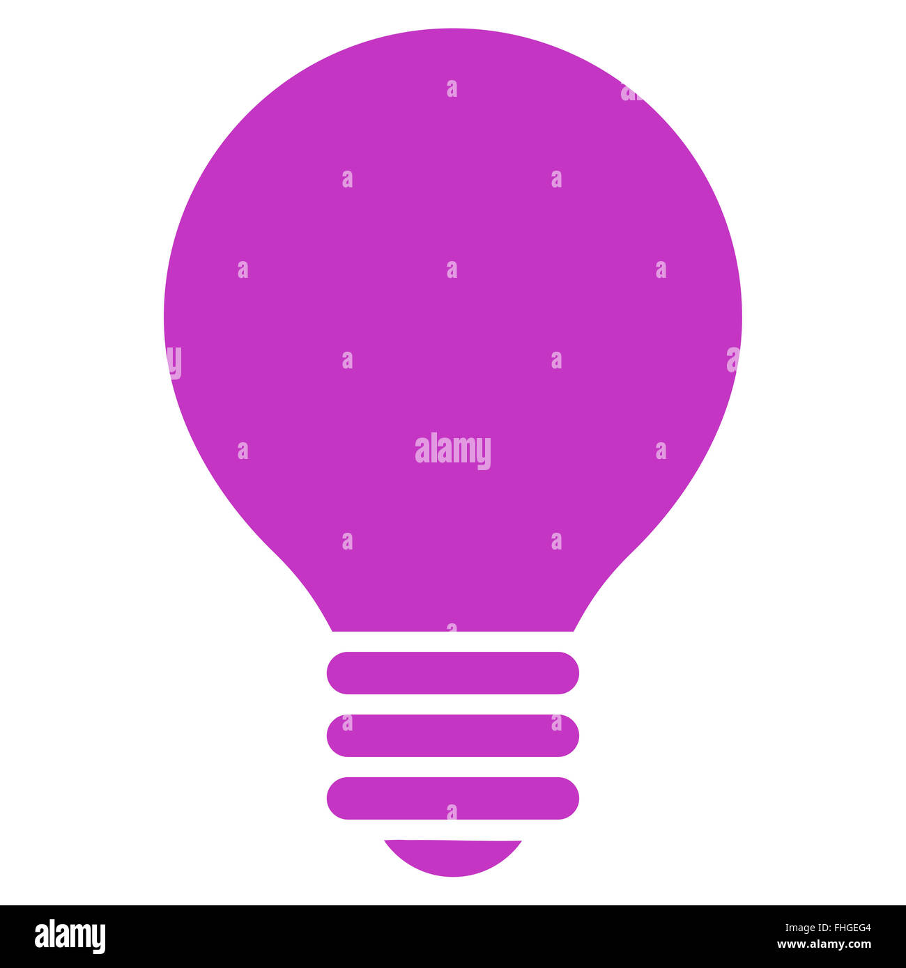 Electric Bulb flat violet color icon Stock Photo - Alamy