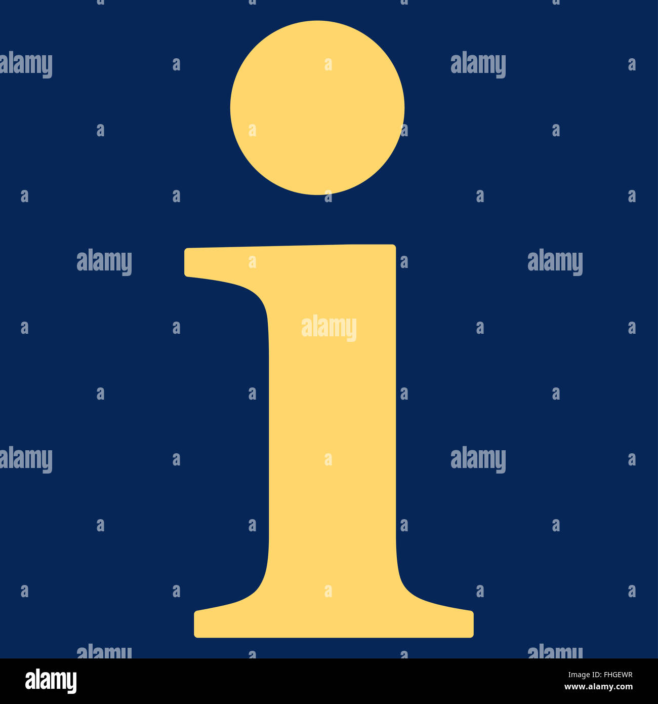 Info flat yellow color icon Stock Photo - Alamy