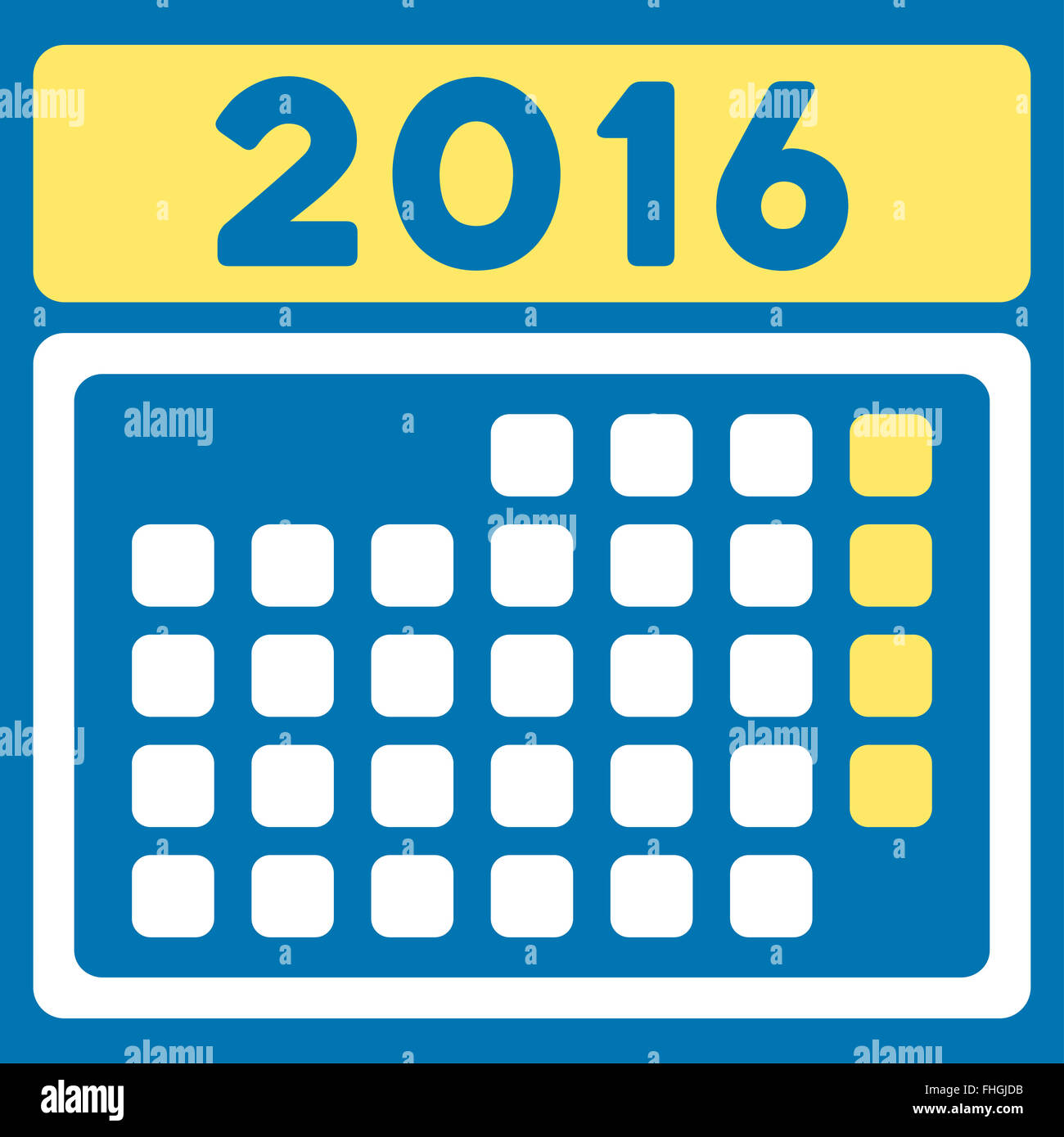 2016 Month Appointment Icon Stock Photo - Alamy