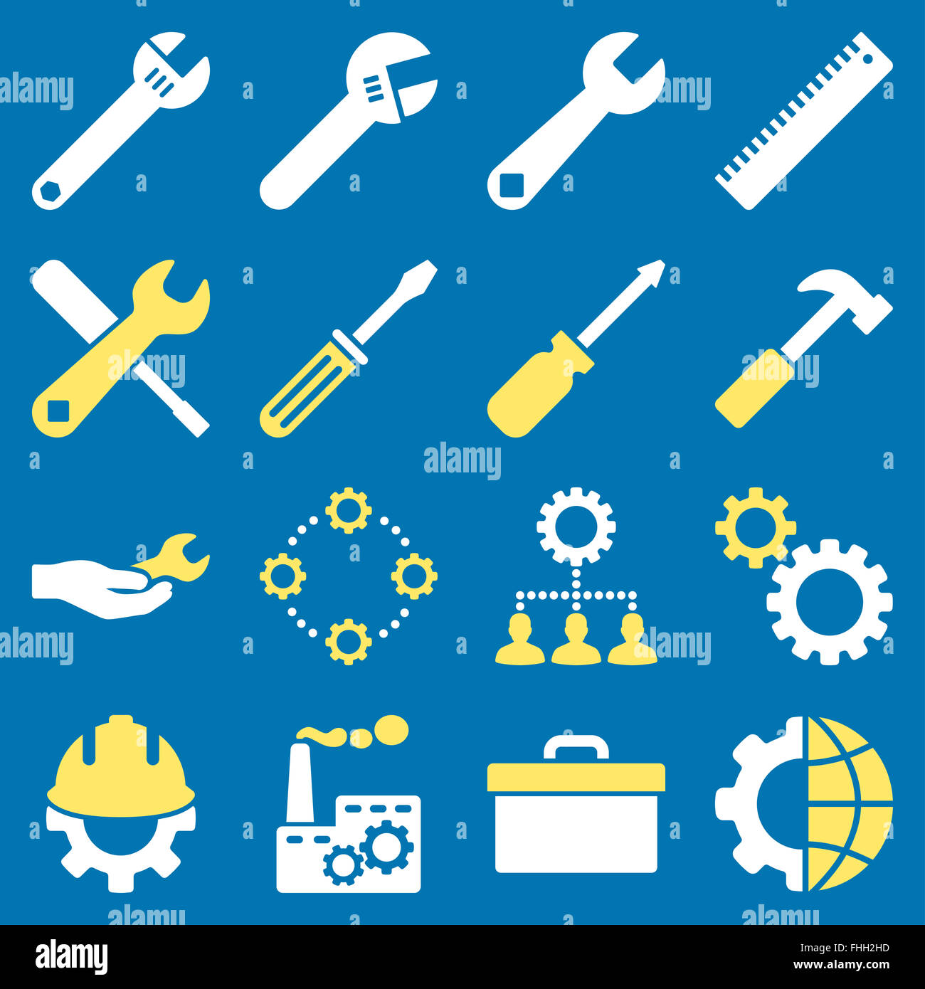 Options and service tools icon set Stock Photo - Alamy
