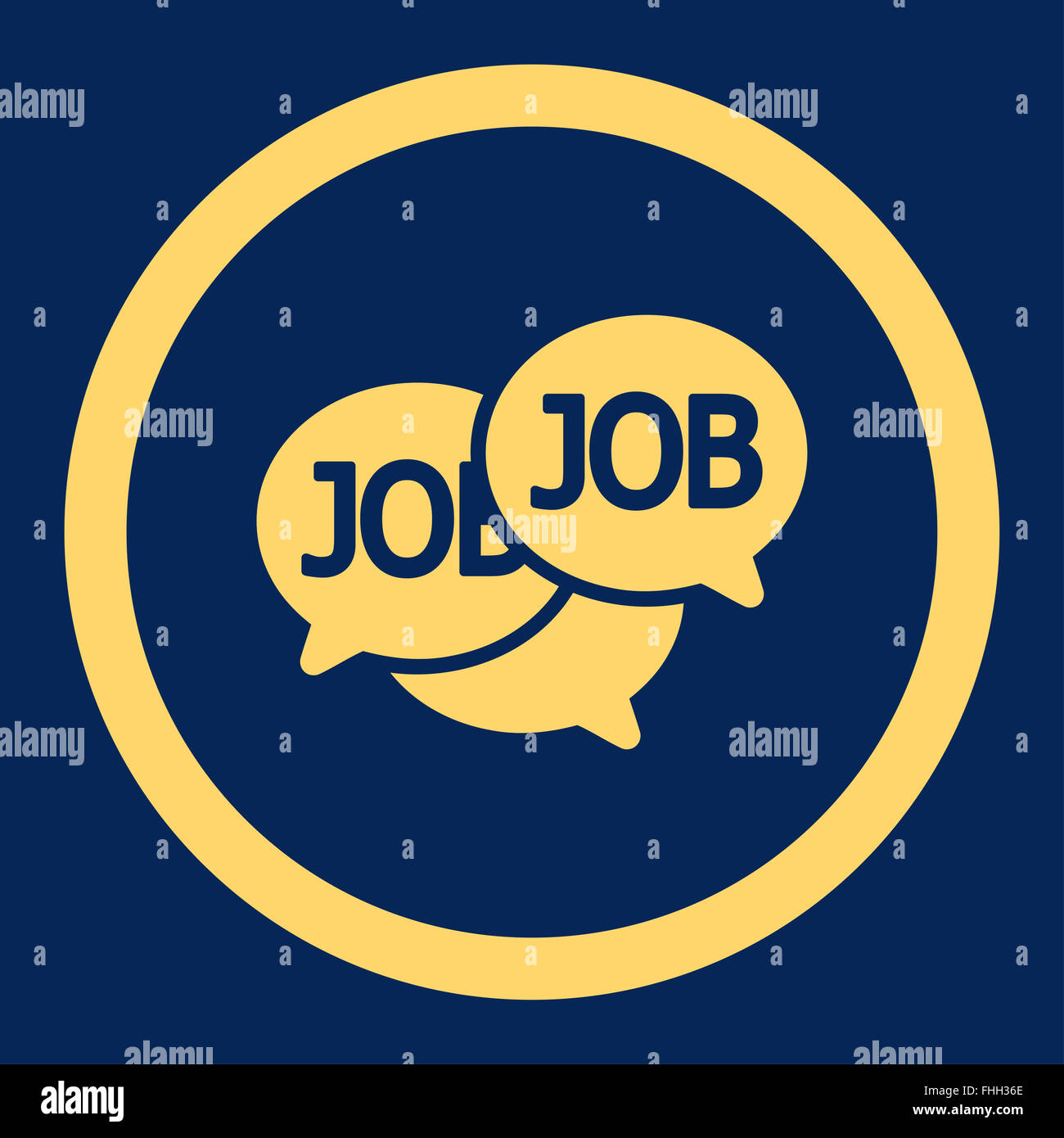 Labor Market icon Stock Photo - Alamy