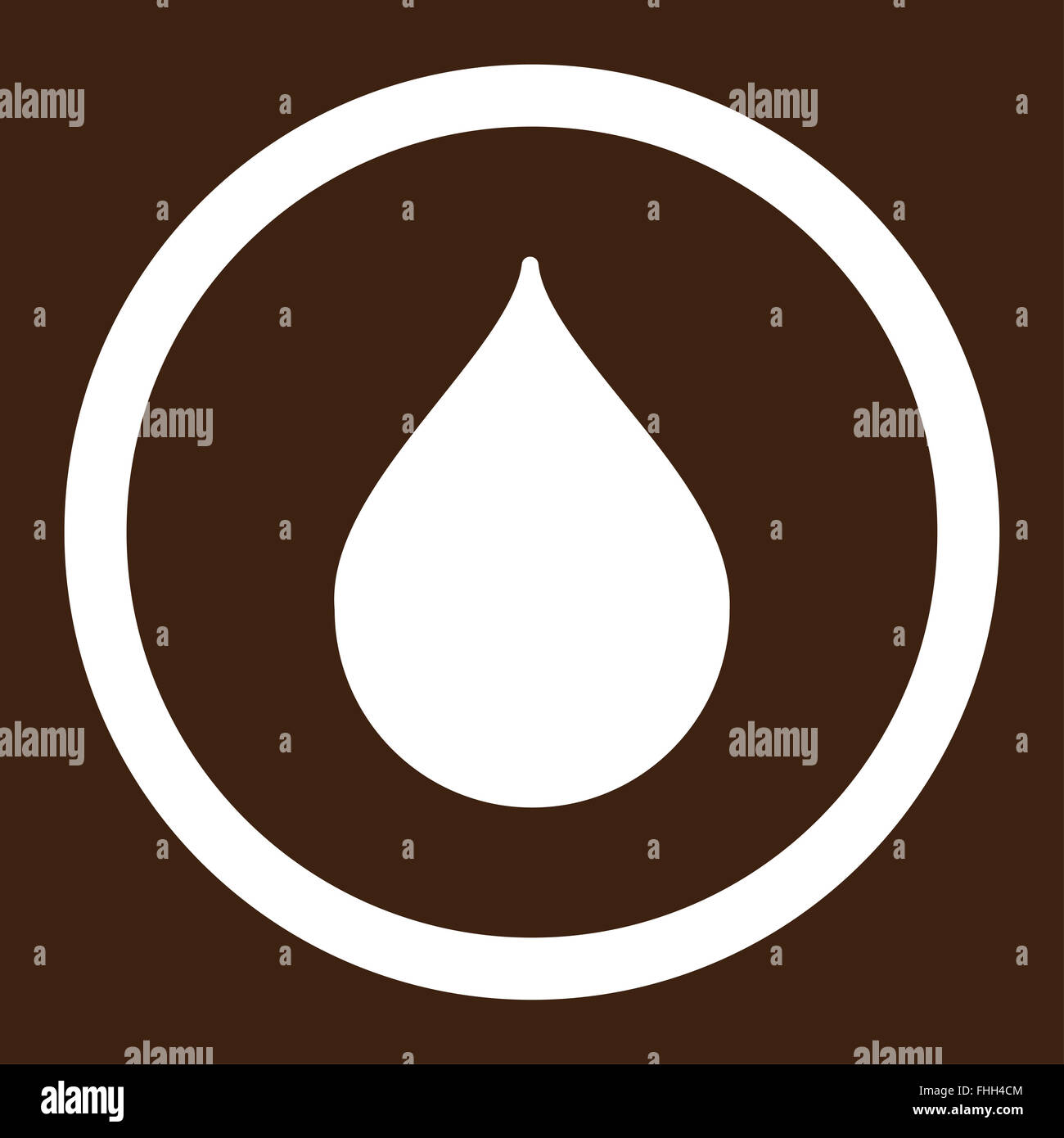 Drop Rounded Vector Icon Stock Photo - Alamy