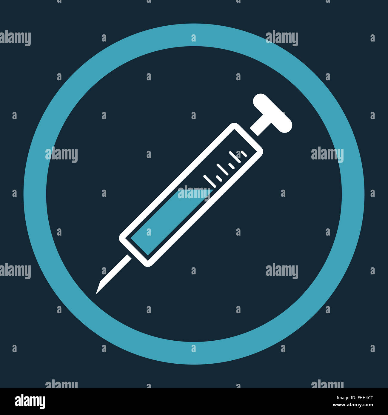 Injection Rounded Vector Icon Stock Photo - Alamy