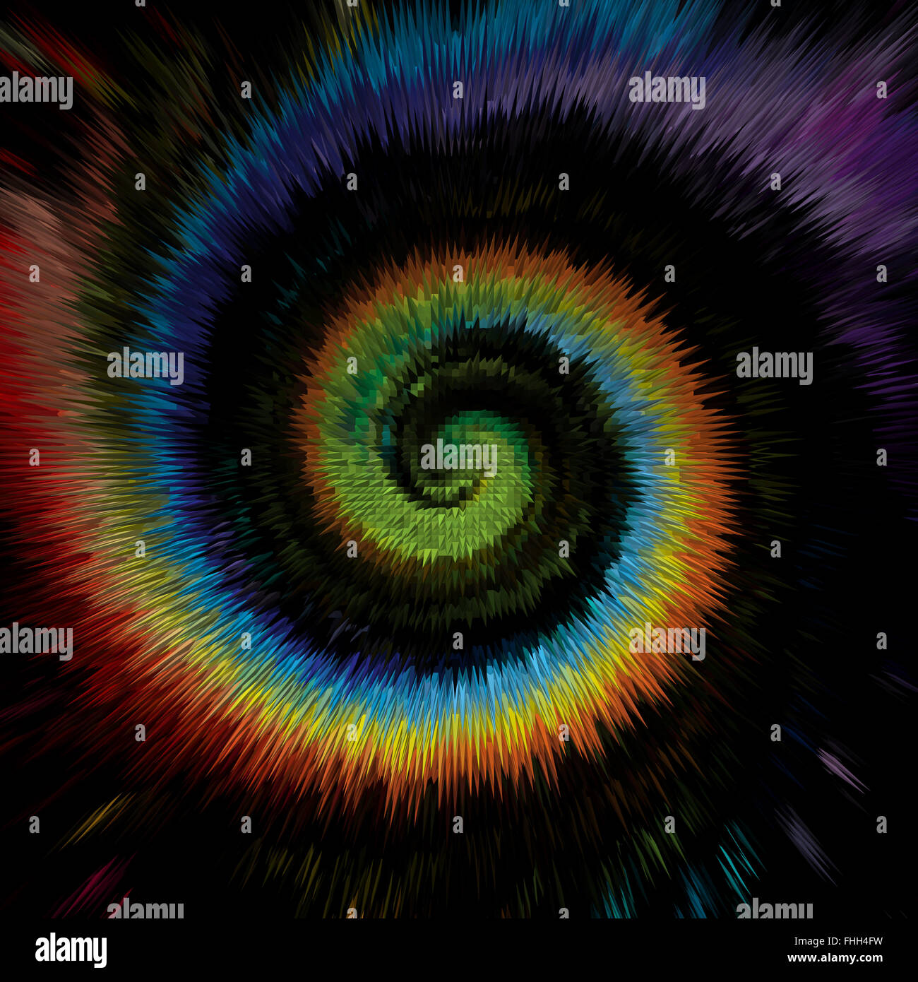 Abstract dark background of swirl colors Stock Photo