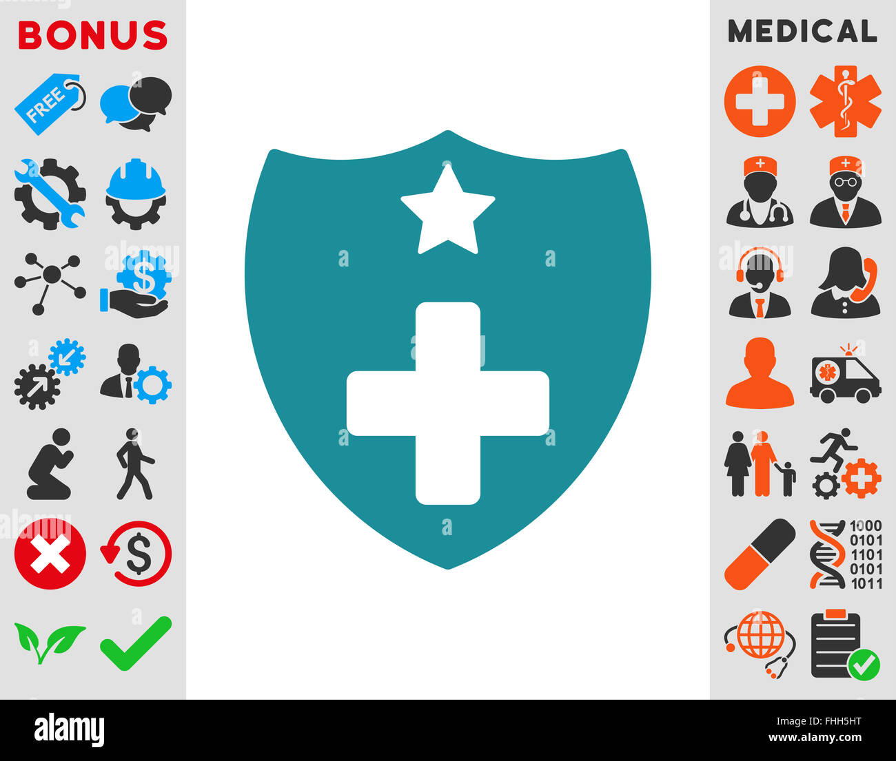 Medical Insurance Icon Stock Photo - Alamy
