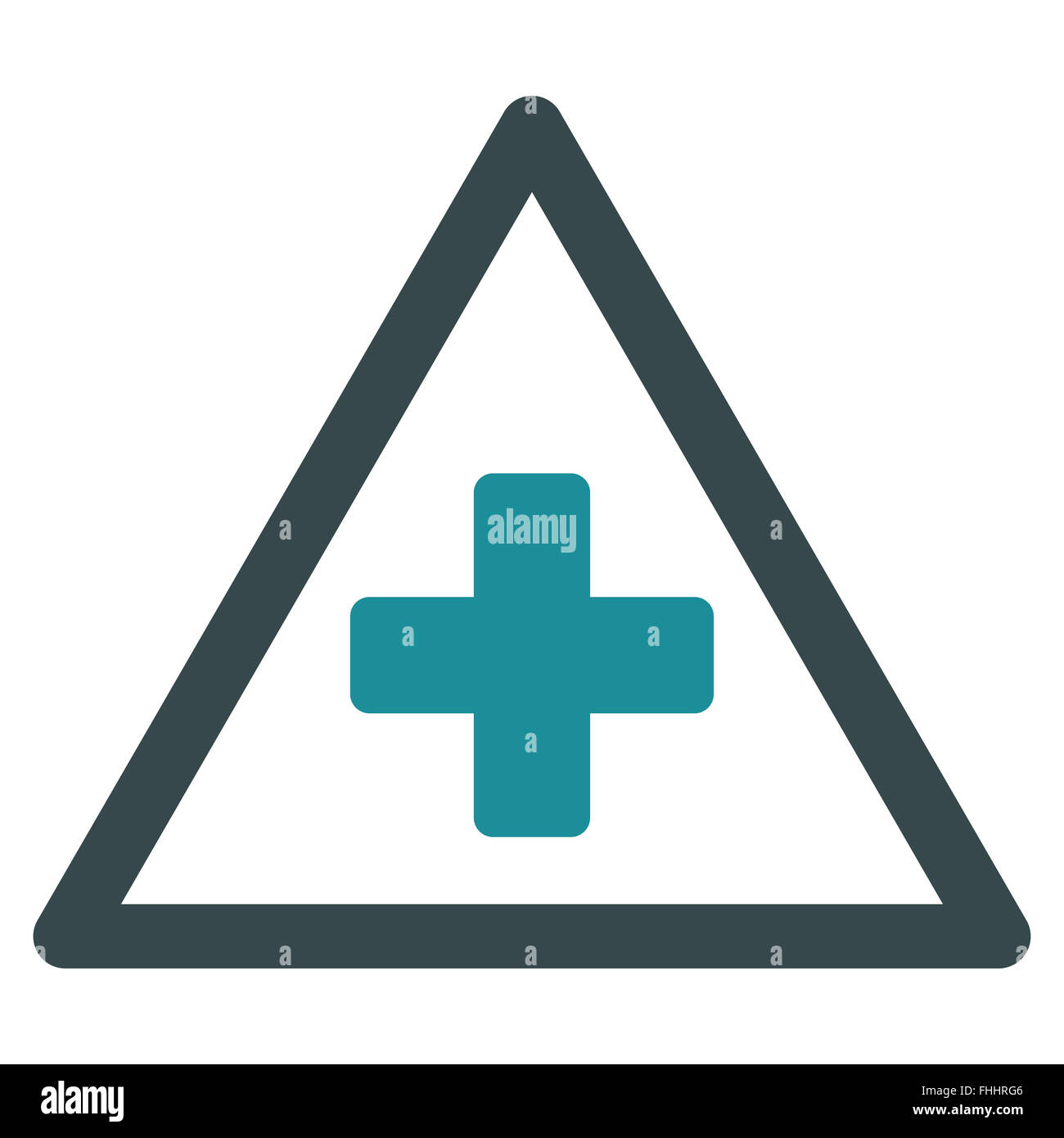 Health Warning Icon Stock Photo - Alamy