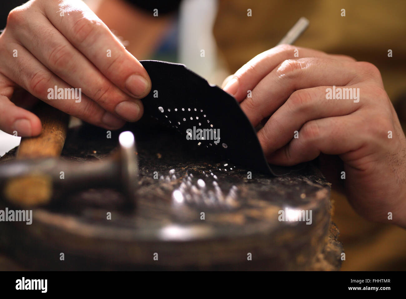 Laboratory shoemaker. Stool shoemaker, shoemaker's accessories