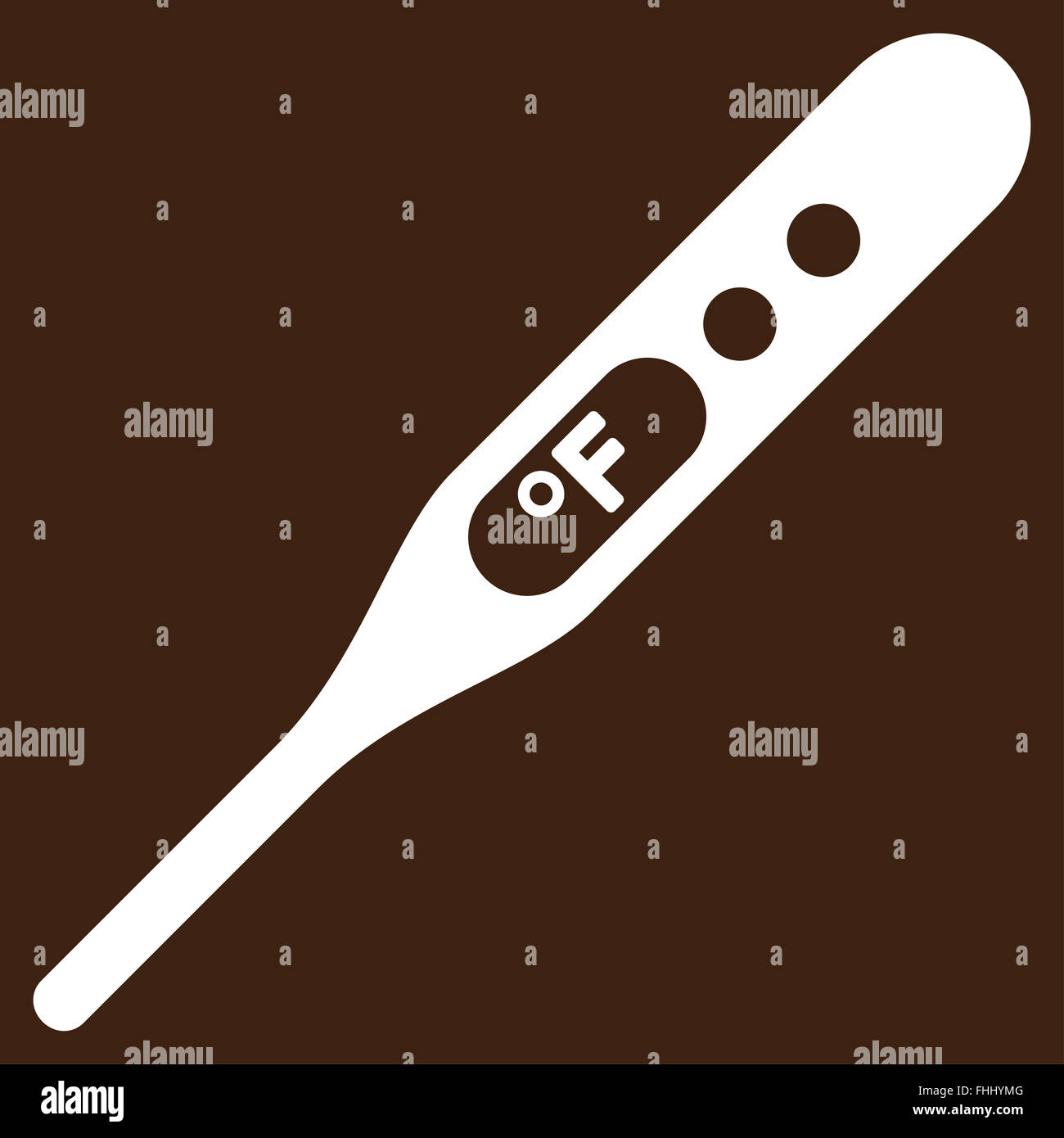 Fahrenheit Thermometer Vector Icon Stock Photo - Alamy