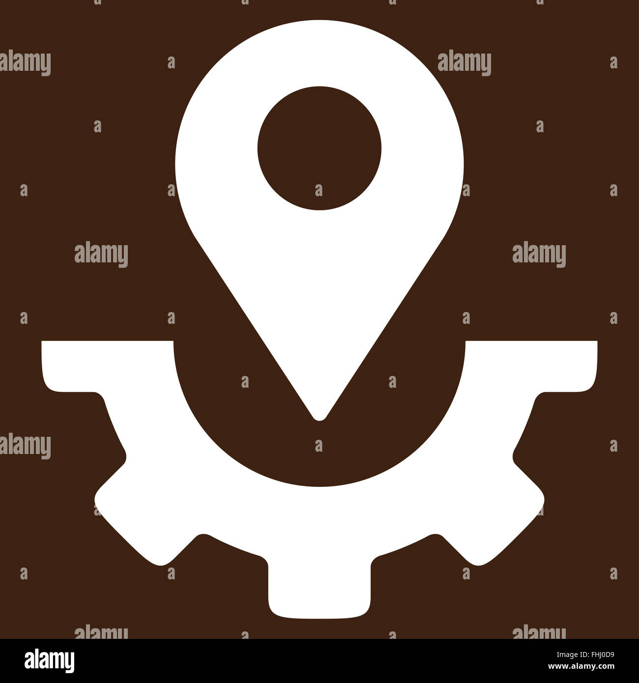 Service Map Marker Icon Stock Photo Alamy