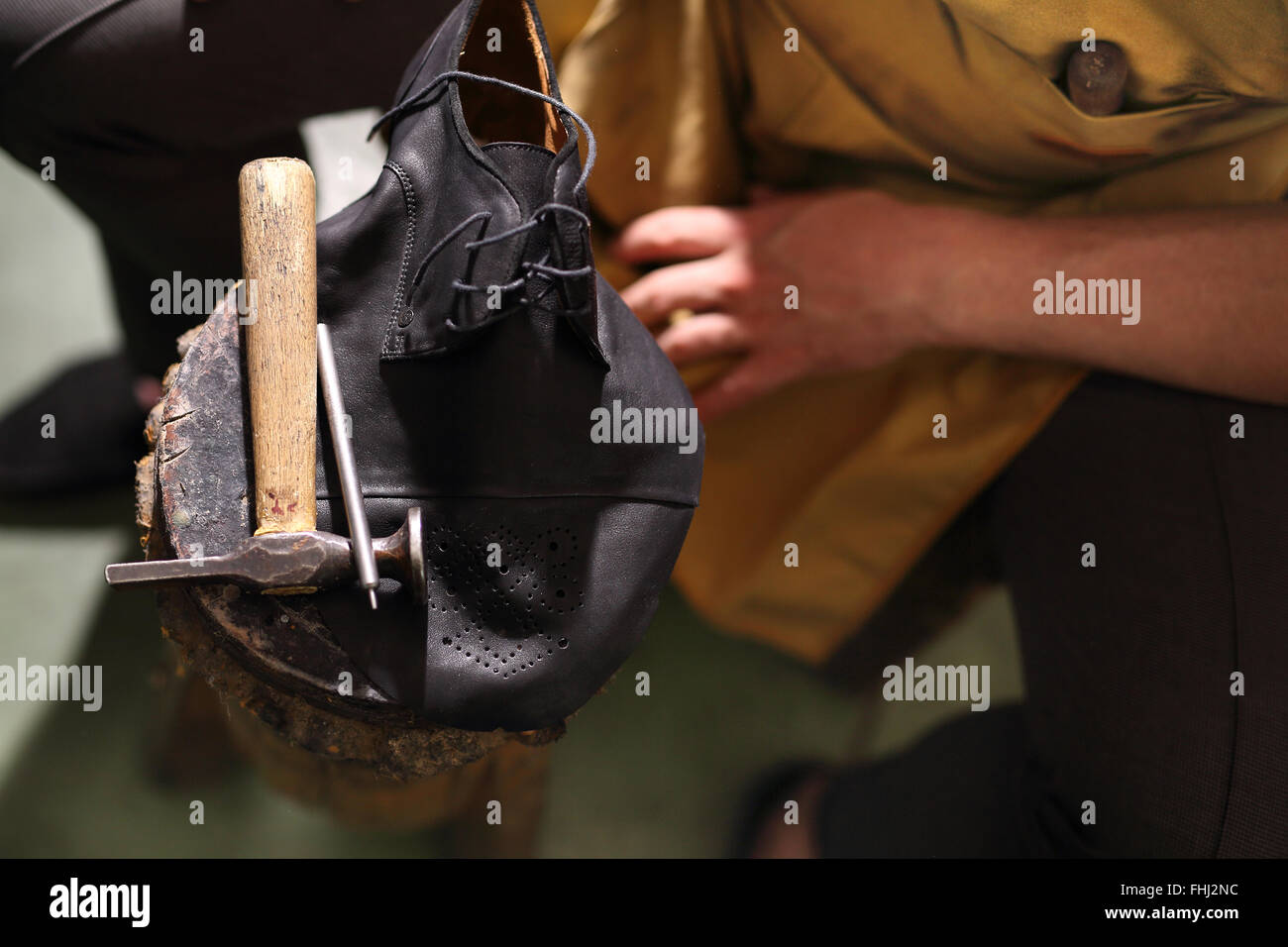 Laboratory shoemaker. Stool shoemaker, shoemaker's accessories