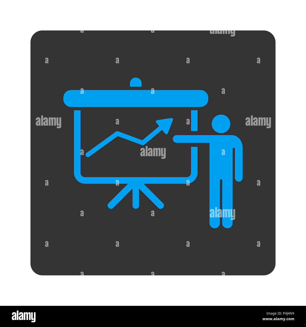 Project Presentation Icon Stock Photo - Alamy