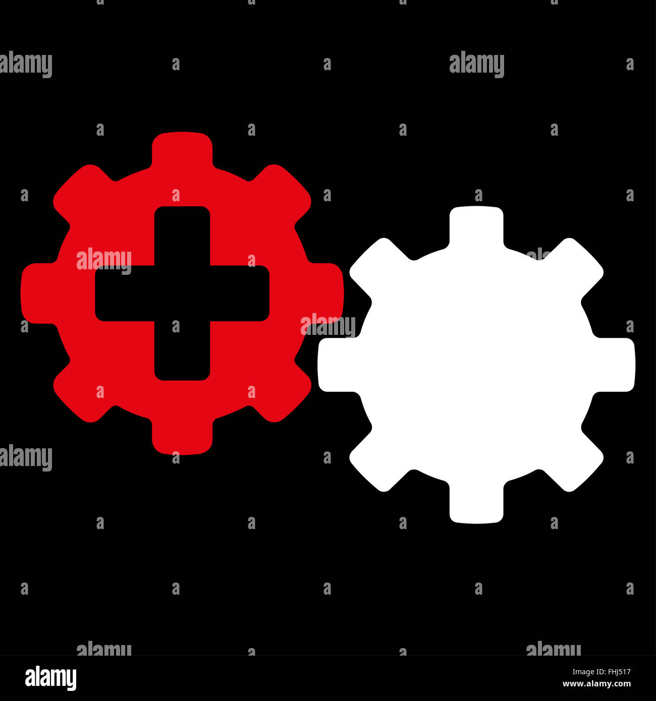 Medical Process Icon Stock Photo - Alamy