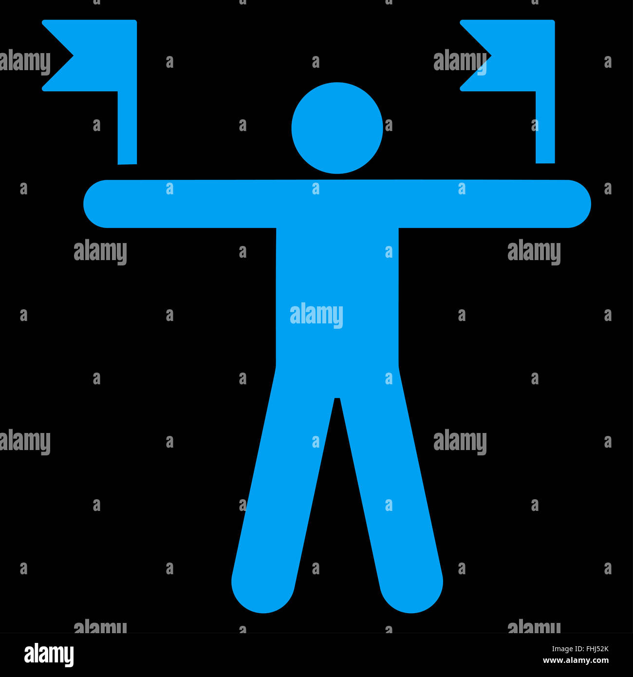 Control Flags Flat Icon Stock Photo - Alamy