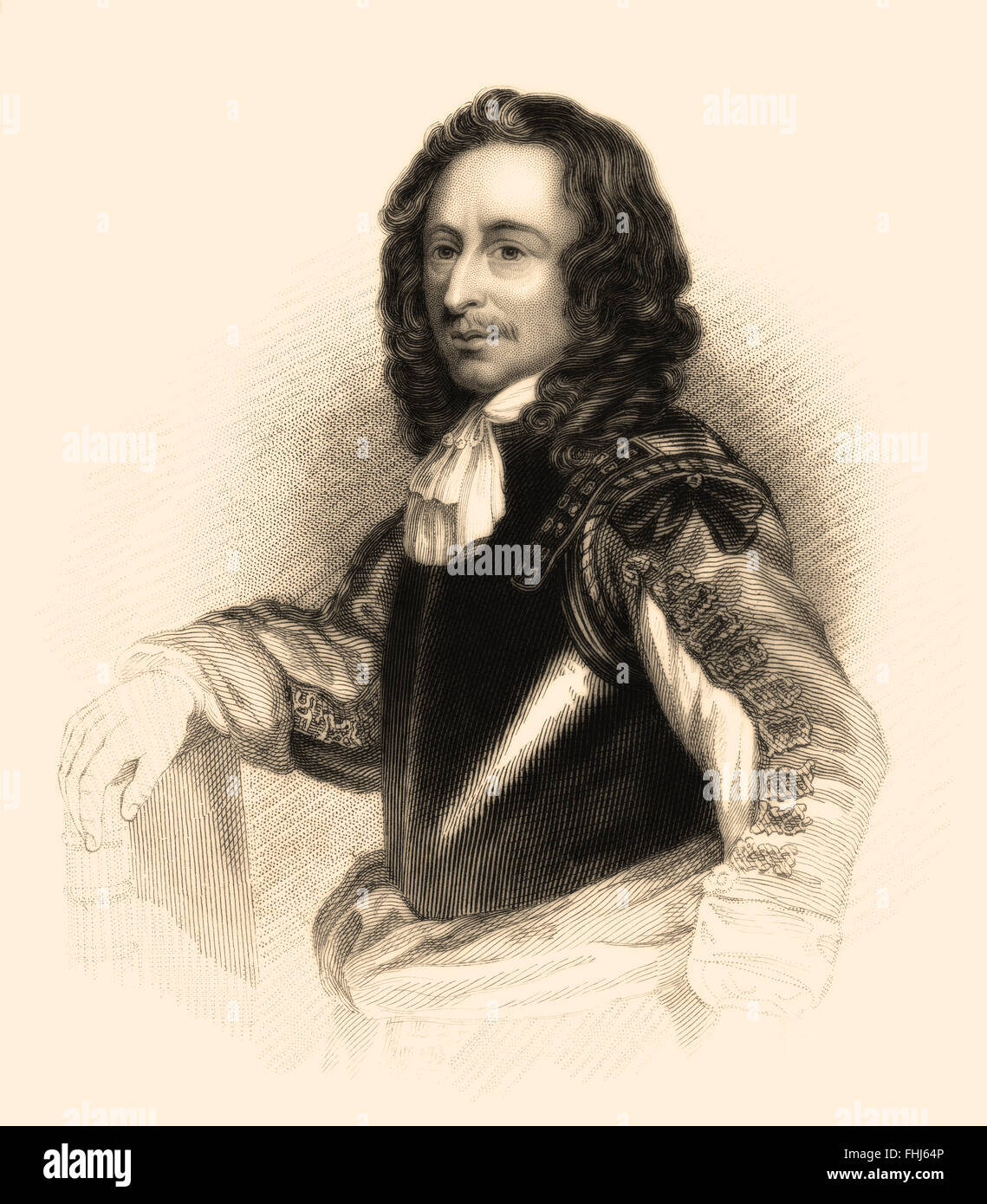Algernon Sidney or Sydney, 1623-1683, an English politician Stock Photo