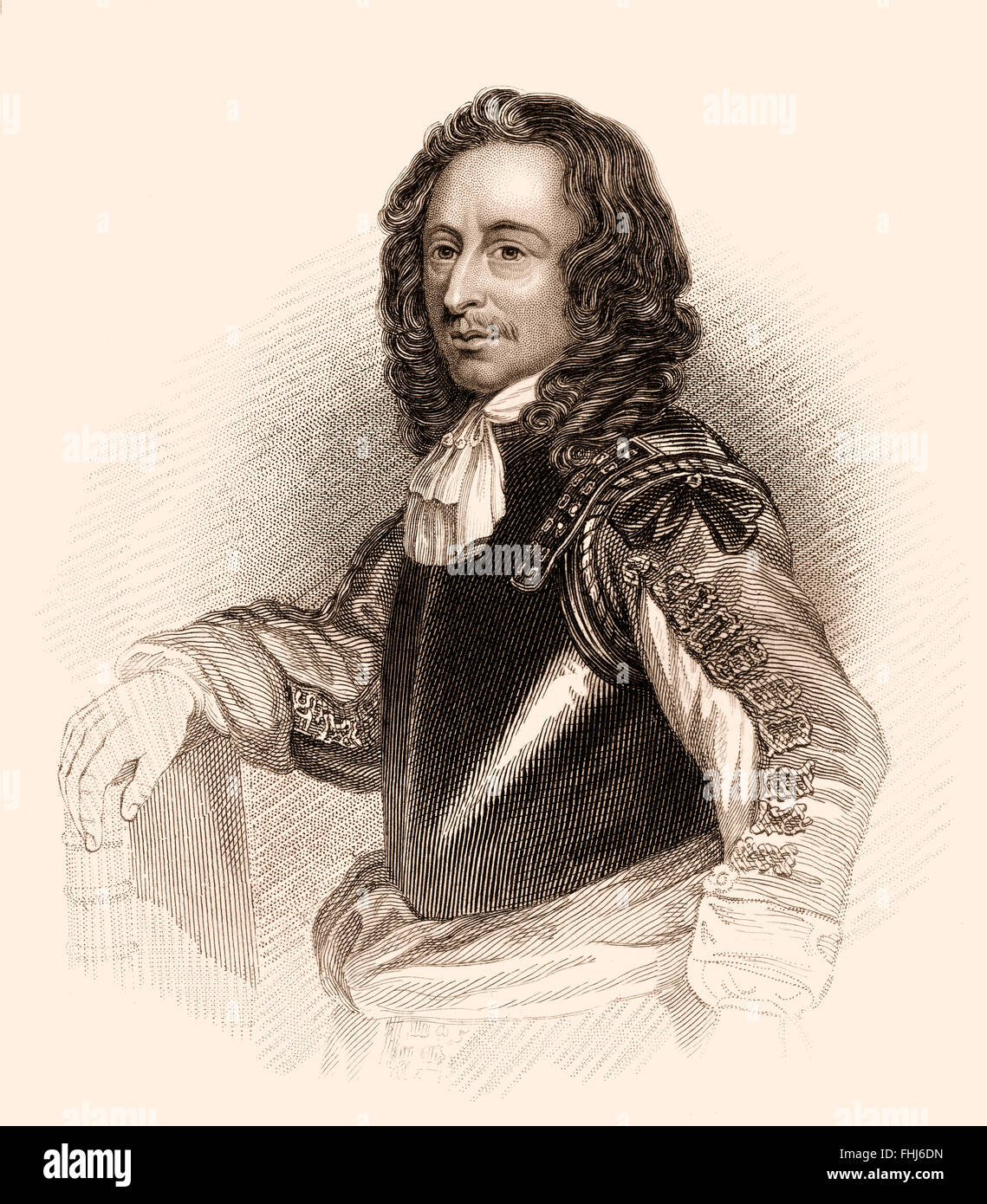 Algernon Sidney or Sydney, 1623-1683, an English politician Stock Photo