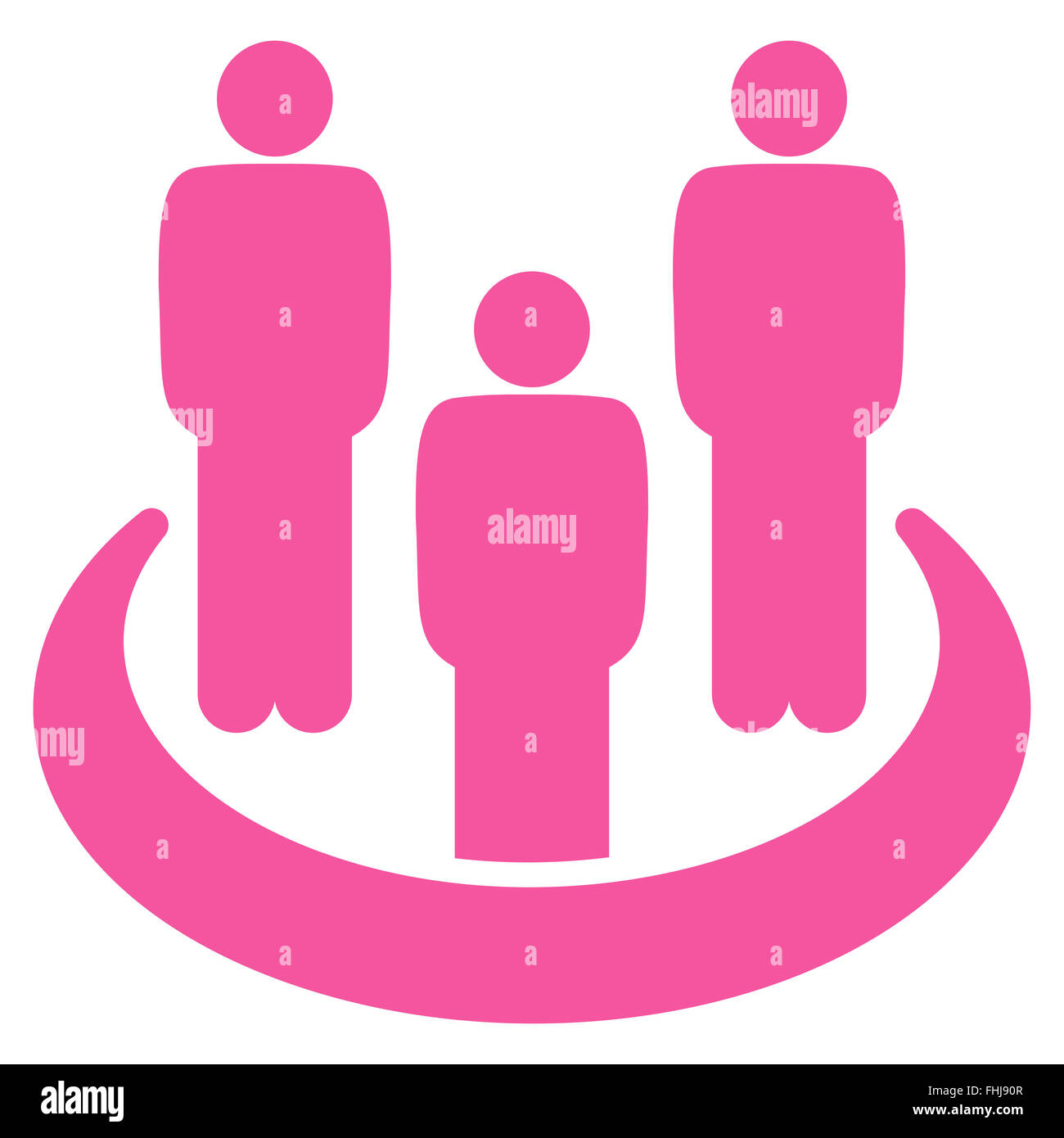 Social Group icon Stock Photo - Alamy
