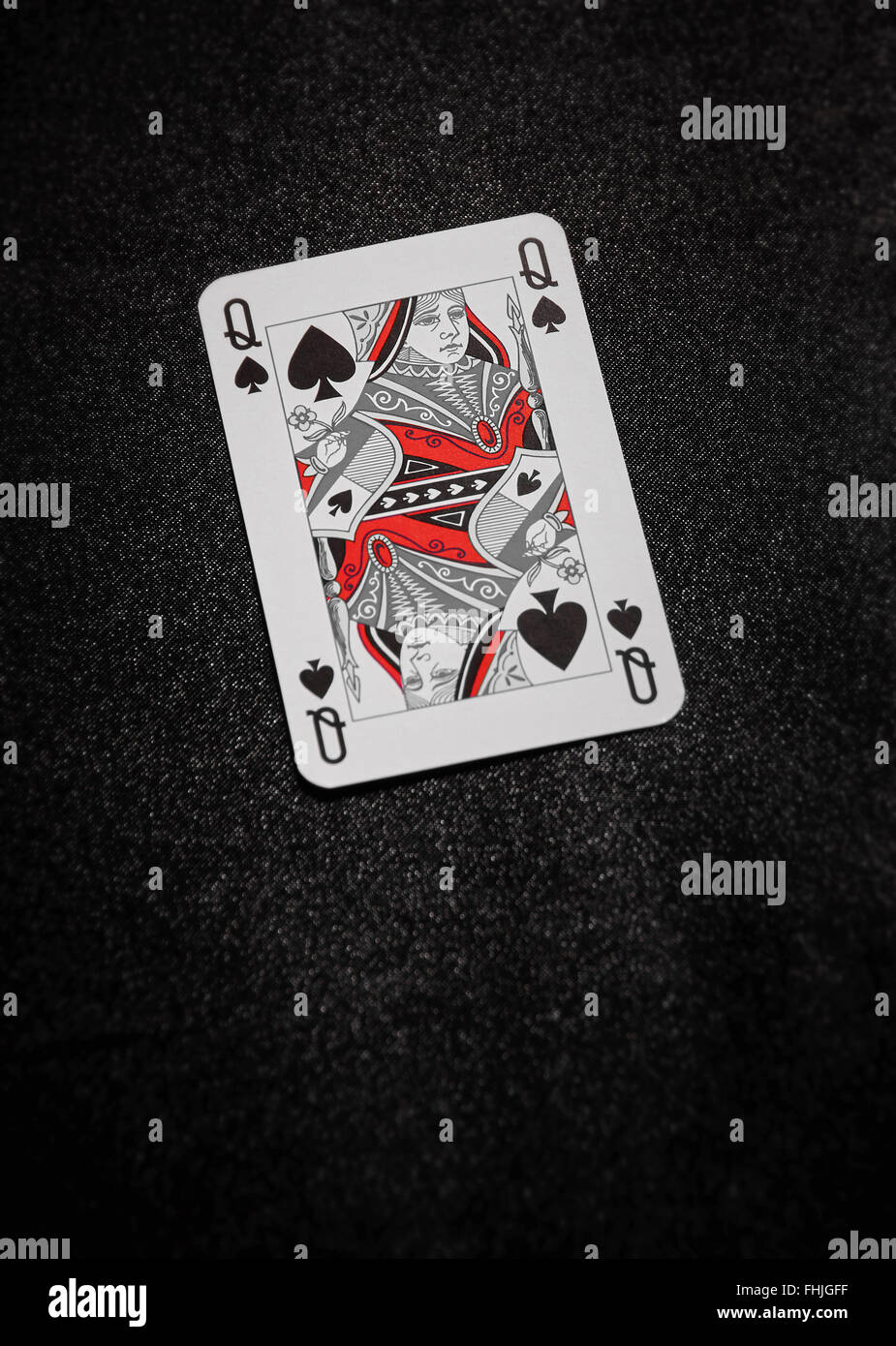 Queen of spades playing card hi-res stock photography and images - Alamy