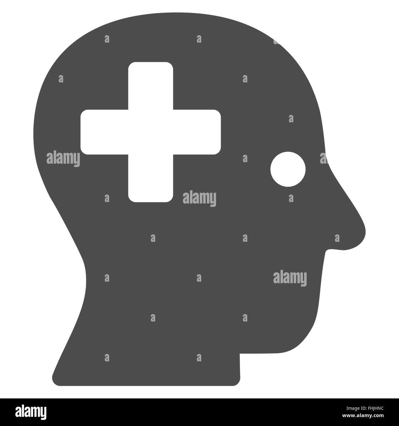 Plus Head Icon Stock Photo - Alamy