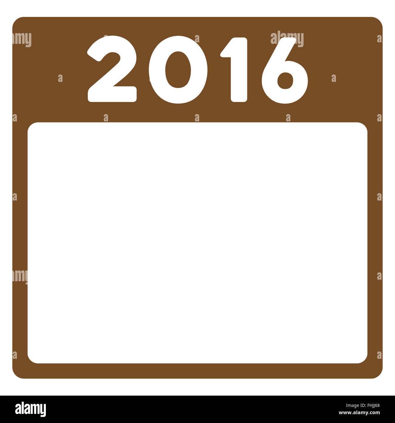 2016 Year Icon Stock Photo - Alamy