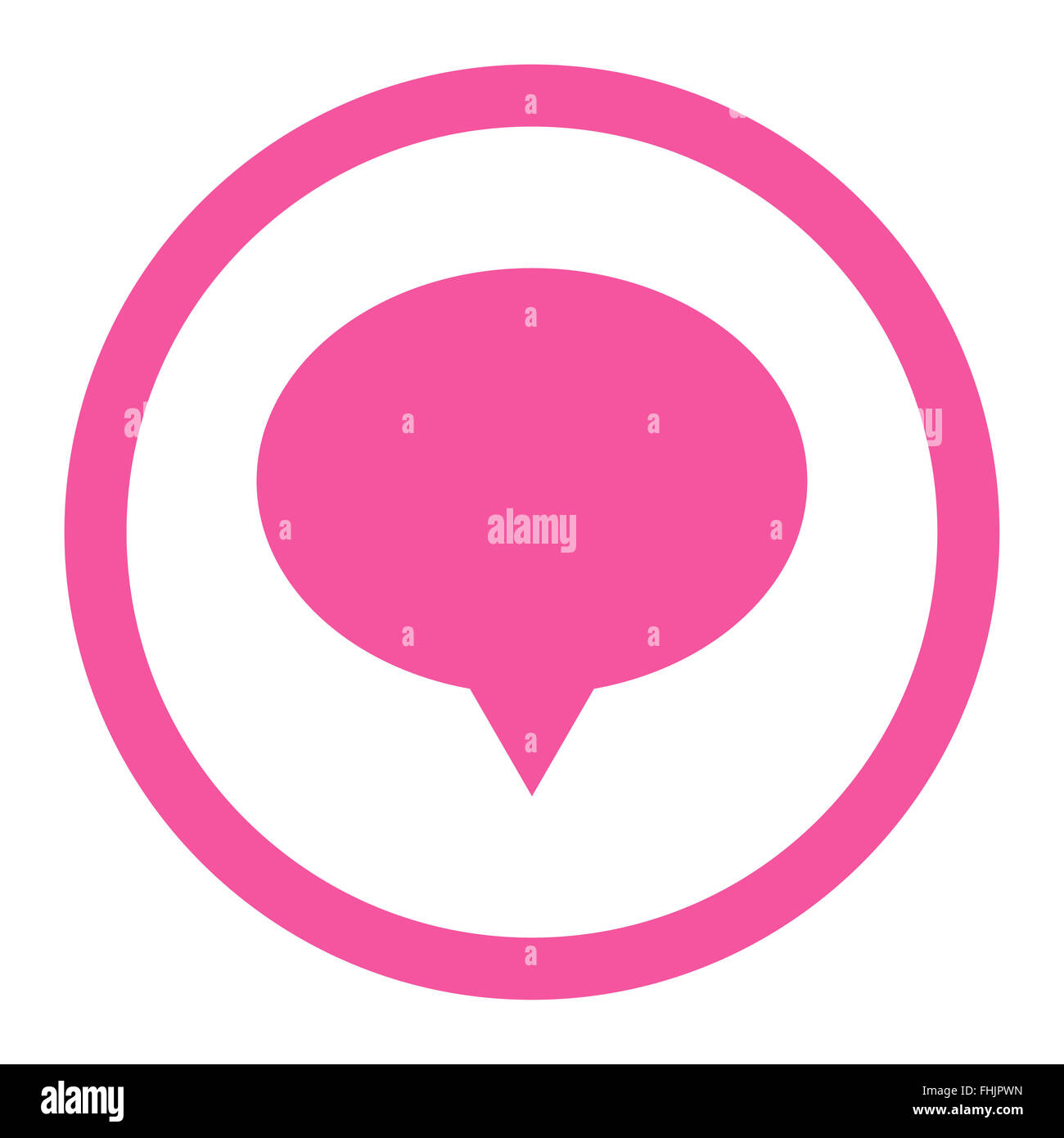Banner flat pink color rounded vector icon Stock Photo - Alamy