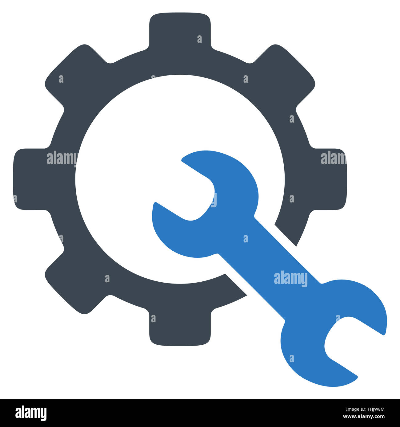Service Tools Icon Stock Photo - Alamy