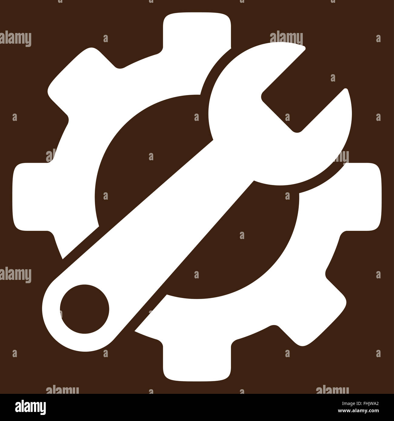 Service Tools Icon Stock Photo - Alamy