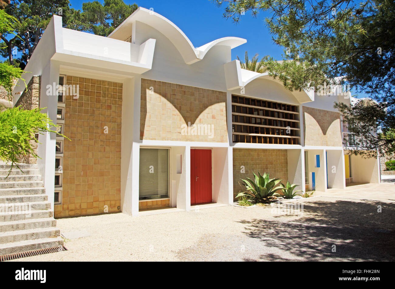 Palma, Mallorca, Balearic Islands, Spain: the studio Sert of the Pilar and Joan Miró Foundation, the  museum dedicated to the work of Joan Miró Stock Photo
