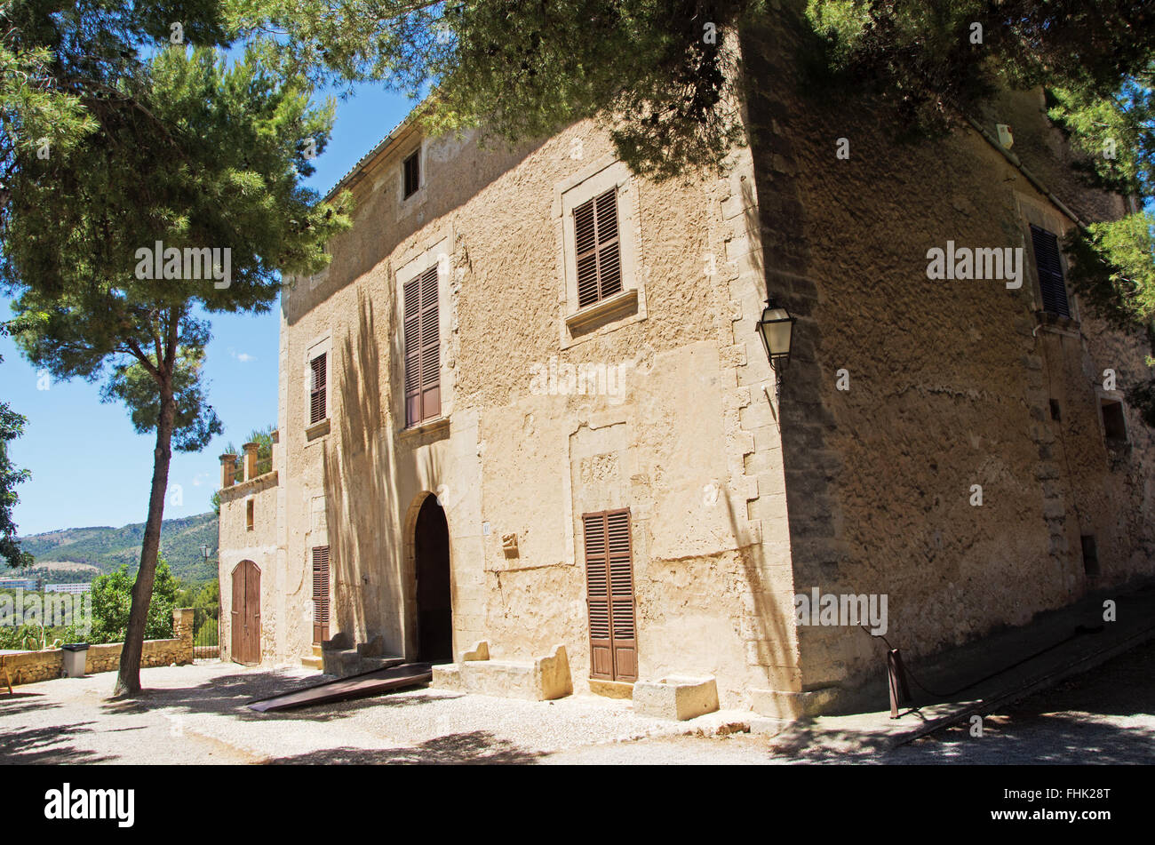 Mallorca, Balearic Islands, Spain, Europe: Finca Son Boter of the Pilar and Joan Miró Foundation, the museum dedicated to the work of Joan Miró Stock Photo