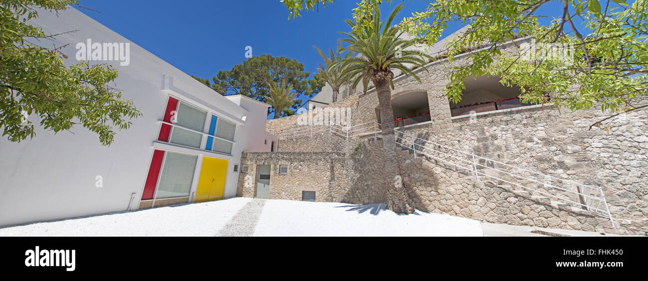 Palma, Mallorca, Balearic Islands, Spain: the studio Sert of the Pilar and Joan Miró Foundation, the  museum dedicated to the work of Joan Miró Stock Photo