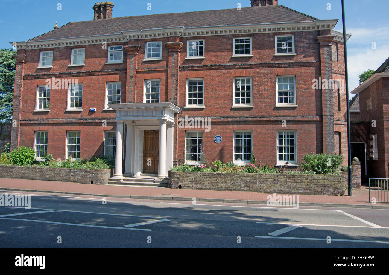 Tonbridge Colin Cowdreys old Home, High Street, Kent, England Stock