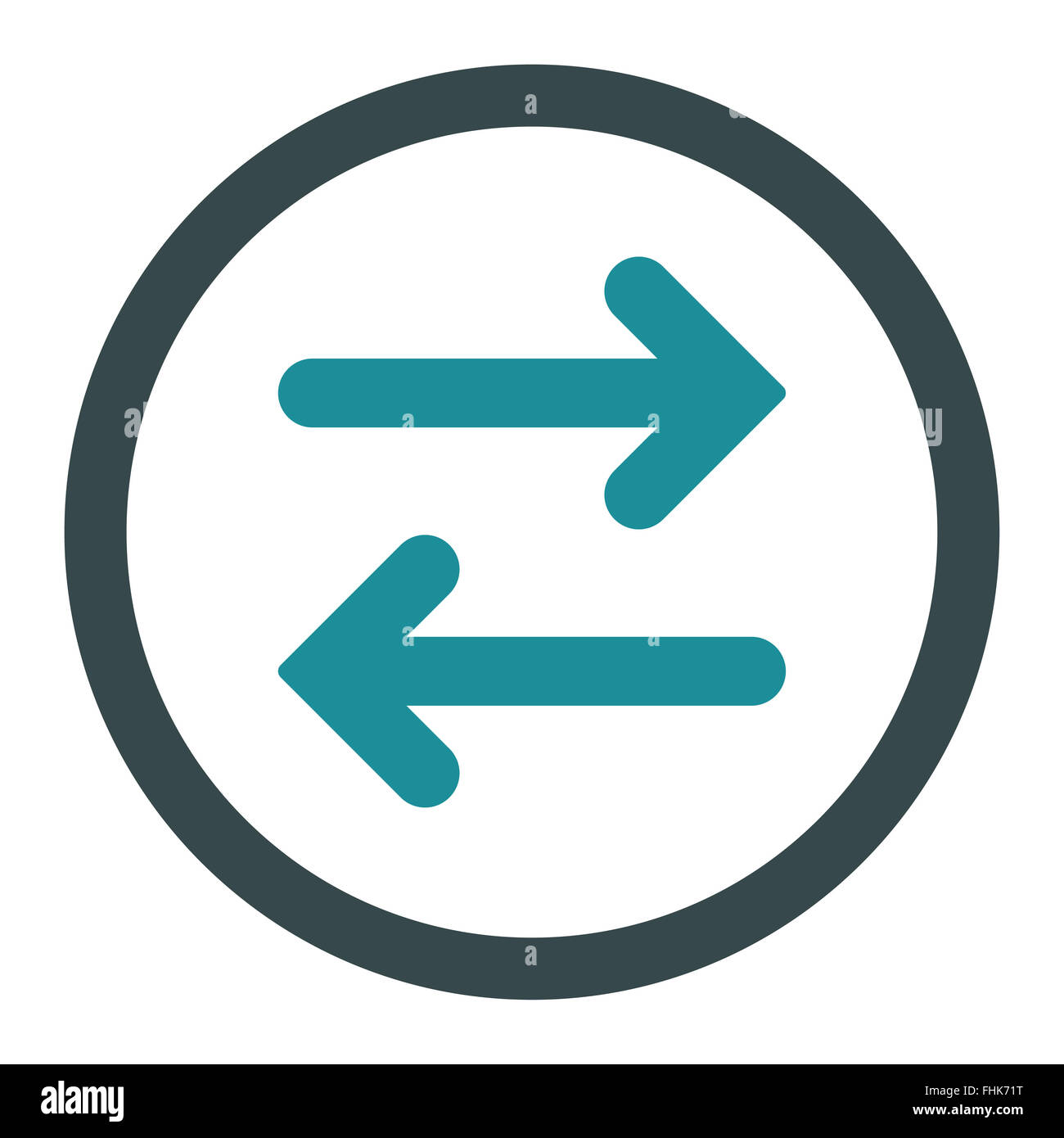 Flip Horizontal flat soft blue colors rounded raster icon Stock Photo ...