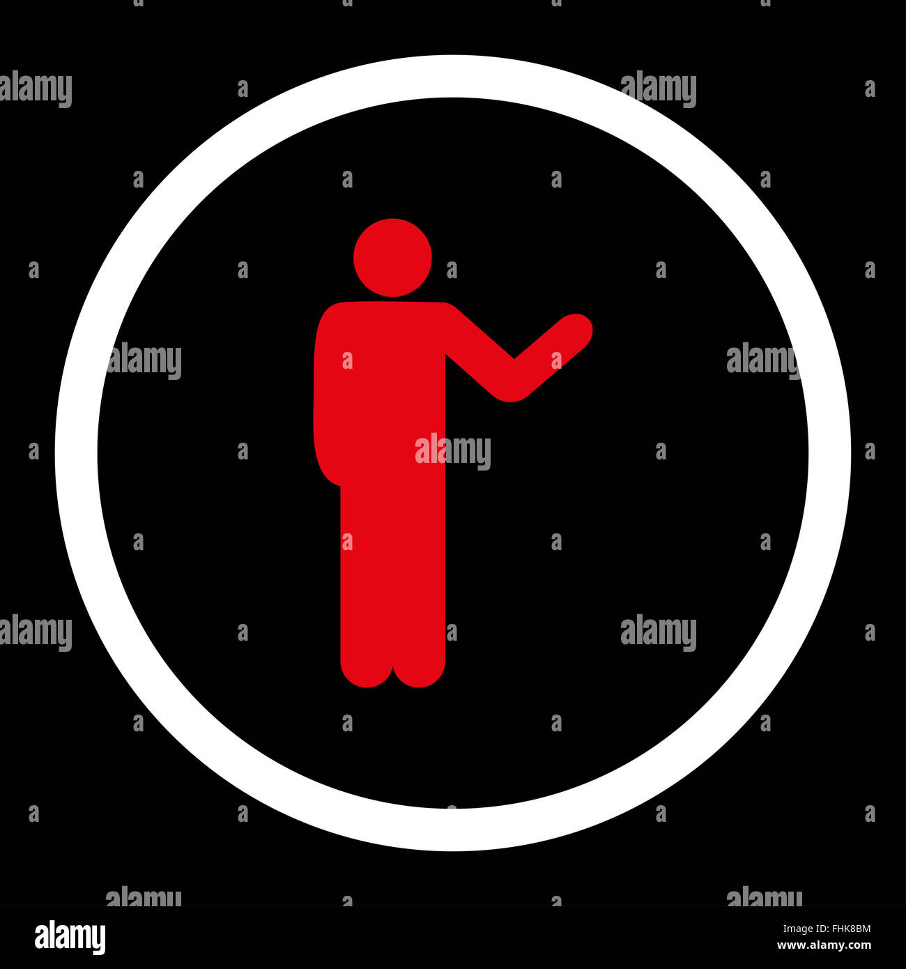 Talking person icon Stock Photo - Alamy