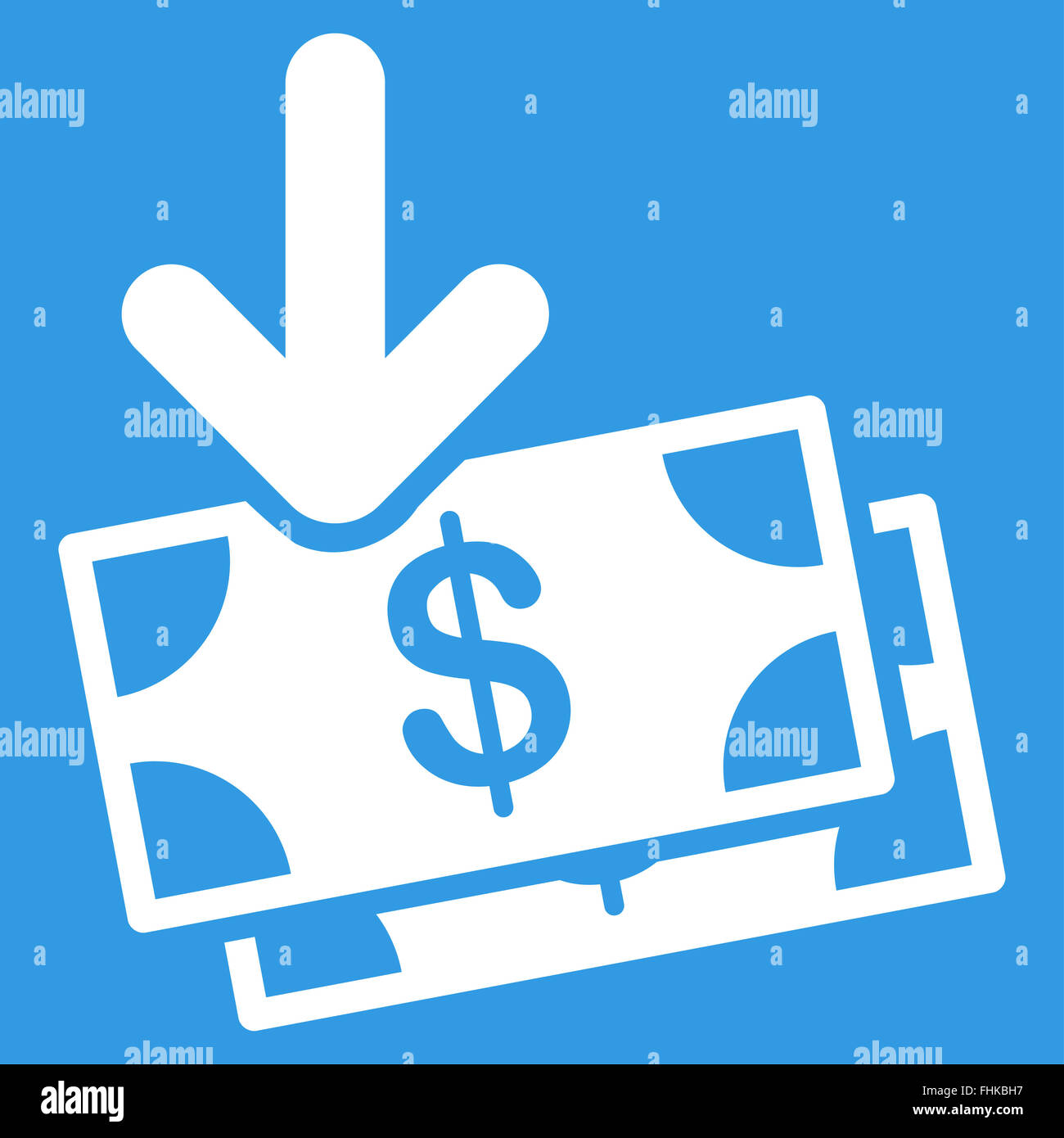 Money Income Icon Stock Photo - Alamy