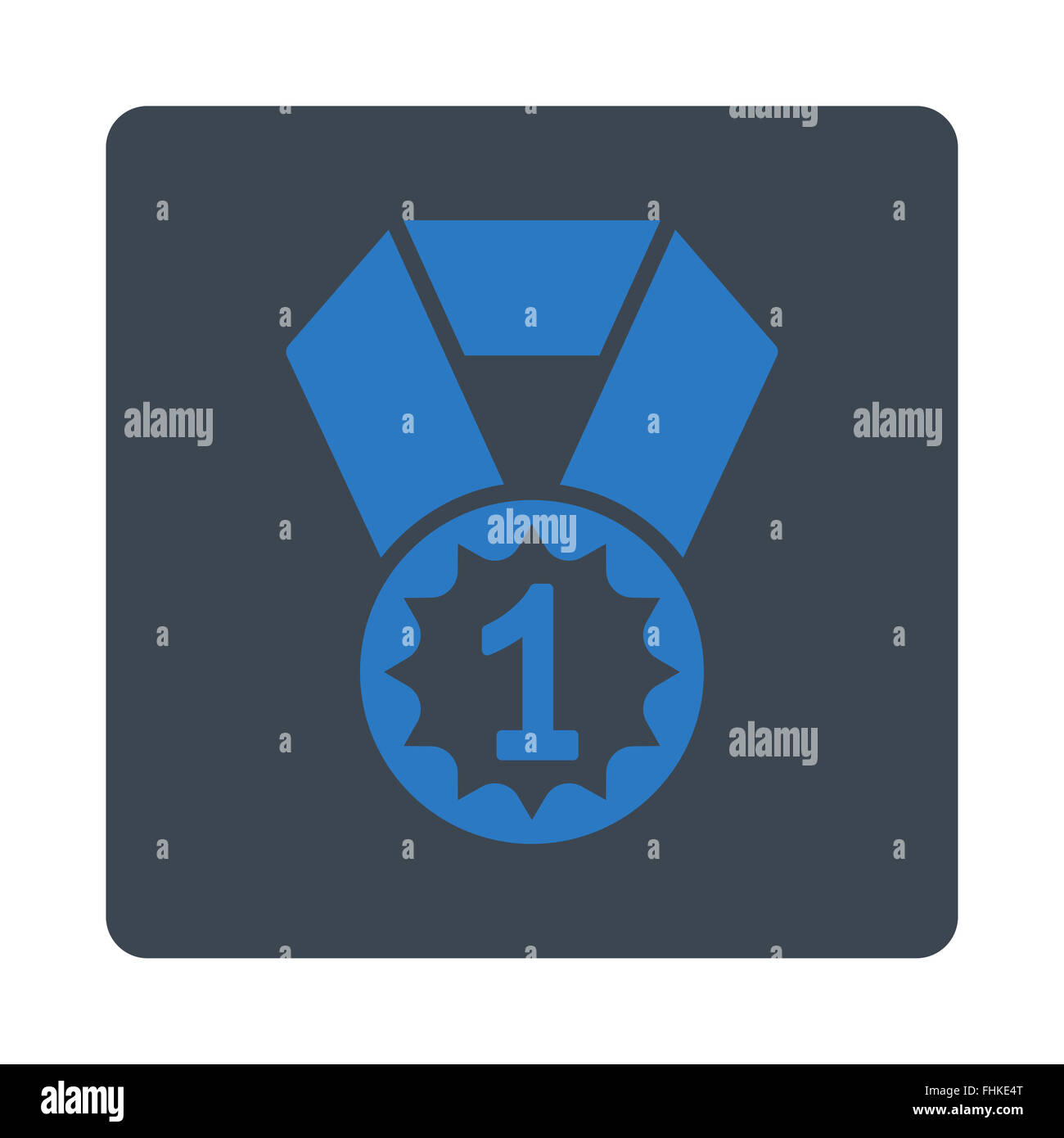 First place icon from Award Buttons OverColor Set Stock Photo - Alamy
