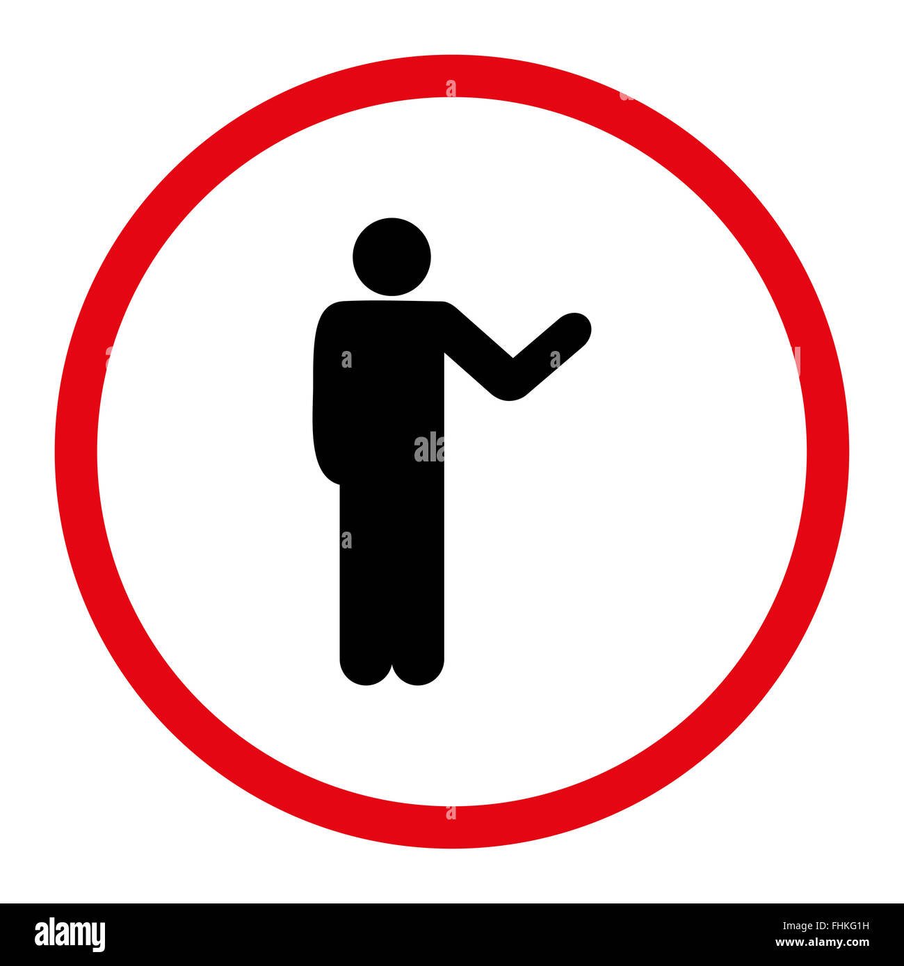 Talking person icon Stock Photo - Alamy