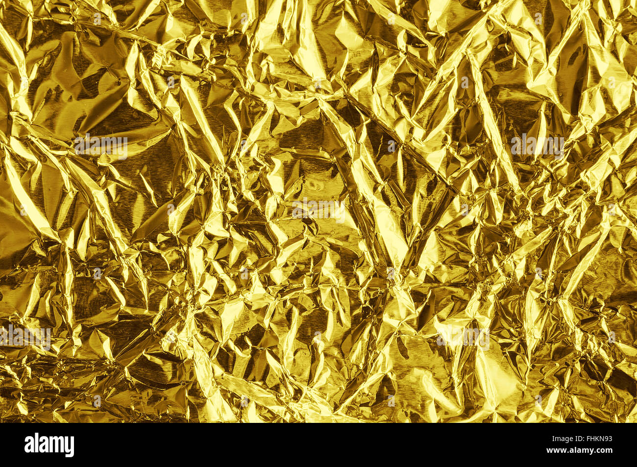 Shiny gold foil texture for background Stock Photo