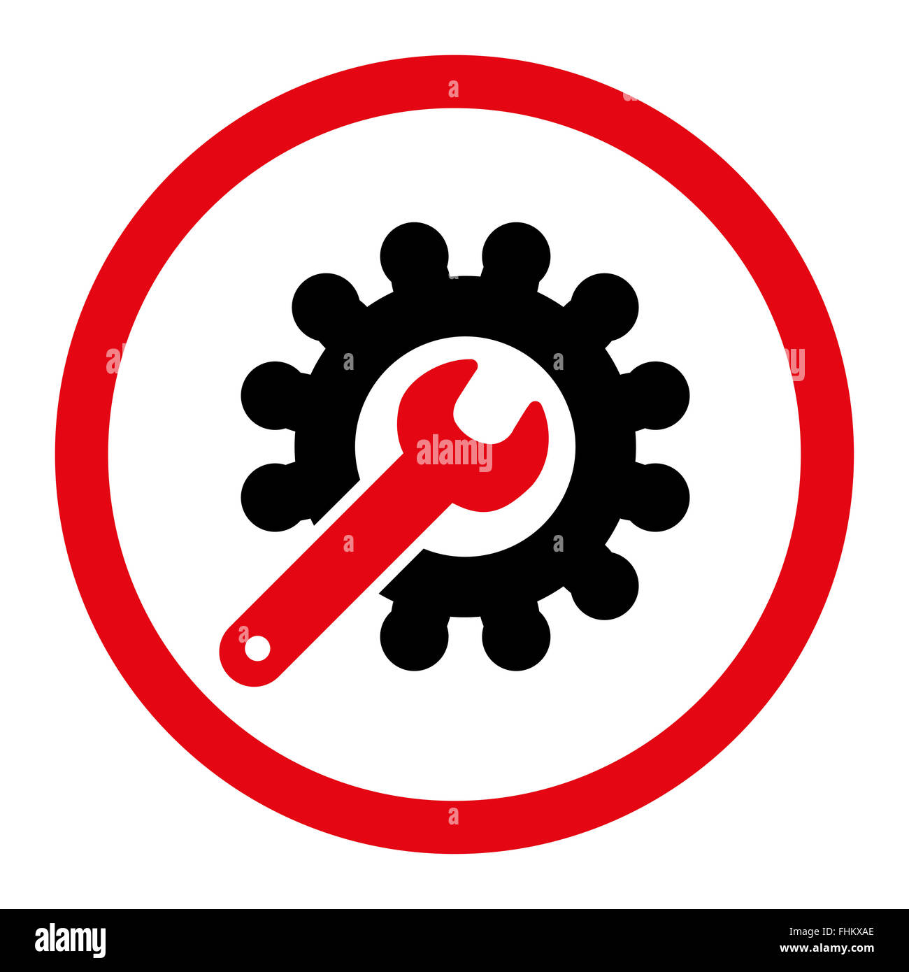 Customization flat intensive red and black colors rounded vector icon ...