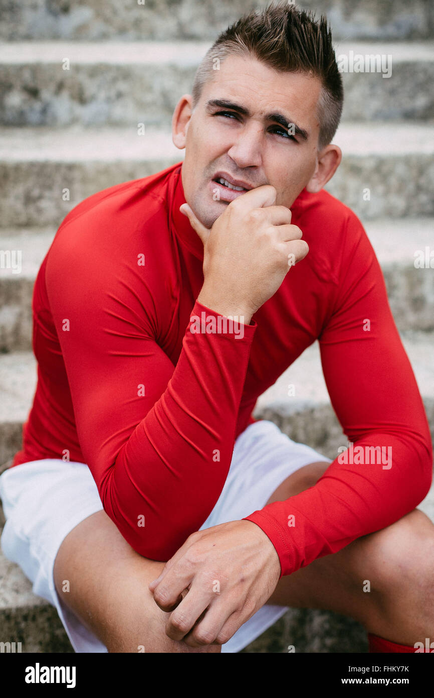 English rugby union player, Toby Flood, on September, 2, 2015. Stock Photo