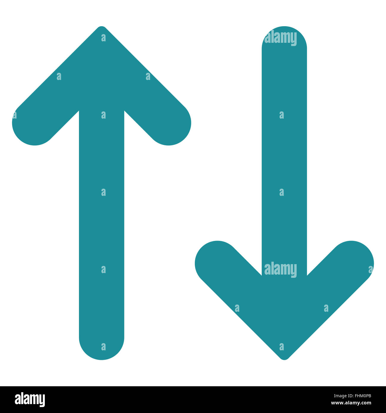Flip Vertical flat soft blue color icon Stock Photo - Alamy