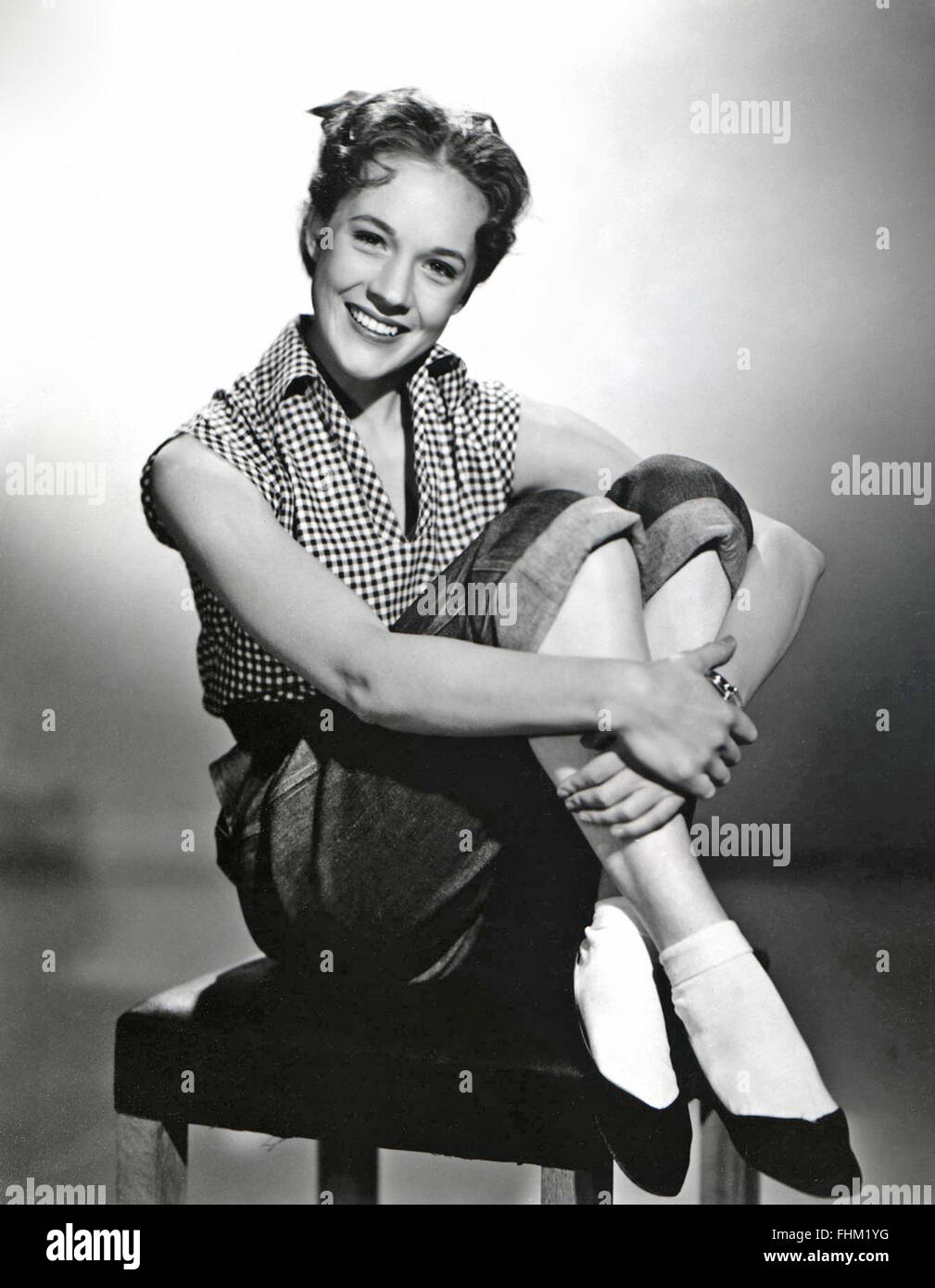 JULIE ANDREWS  English actress about 1958 Stock Photo