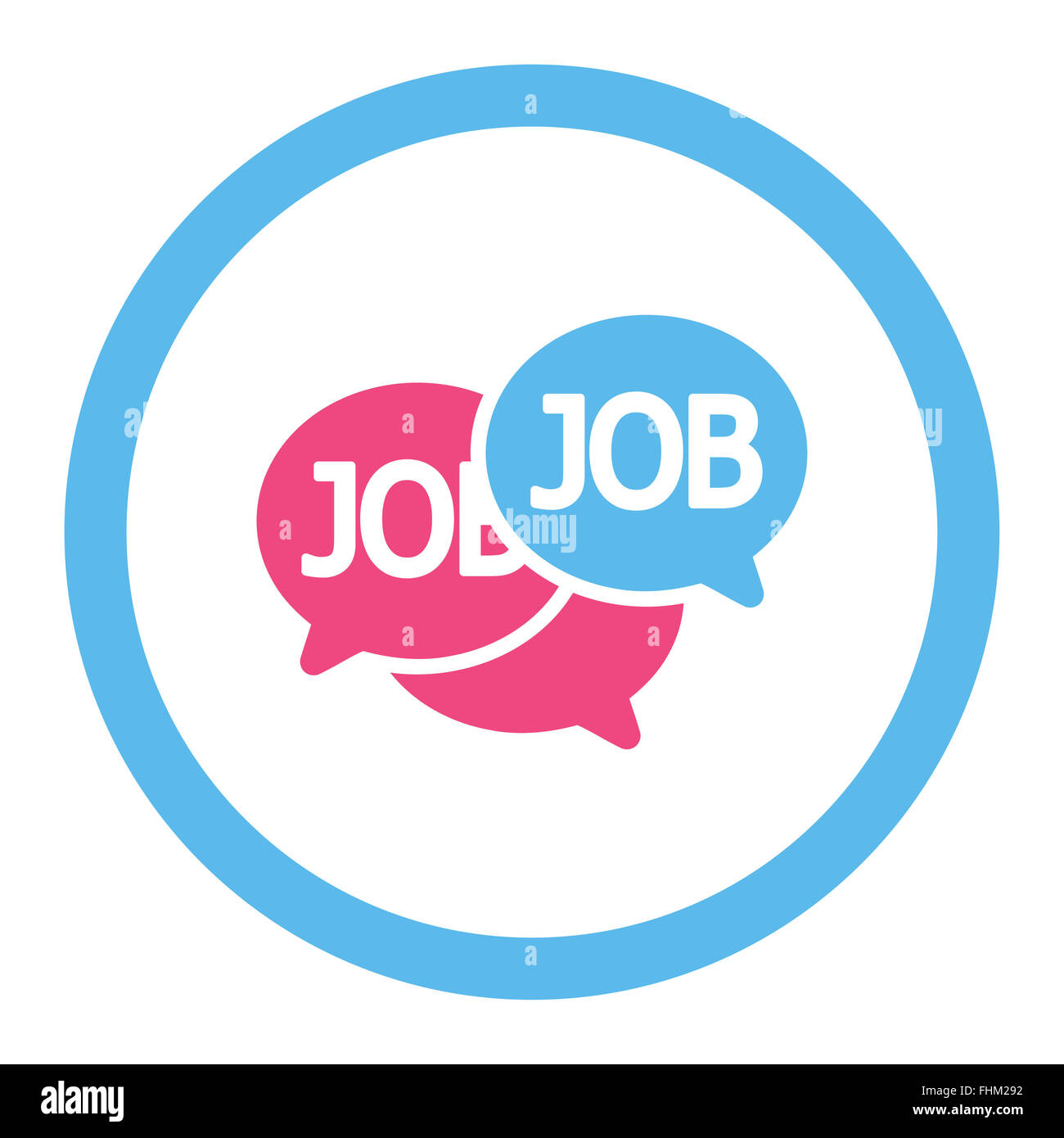 Labor Market icon Stock Photo - Alamy