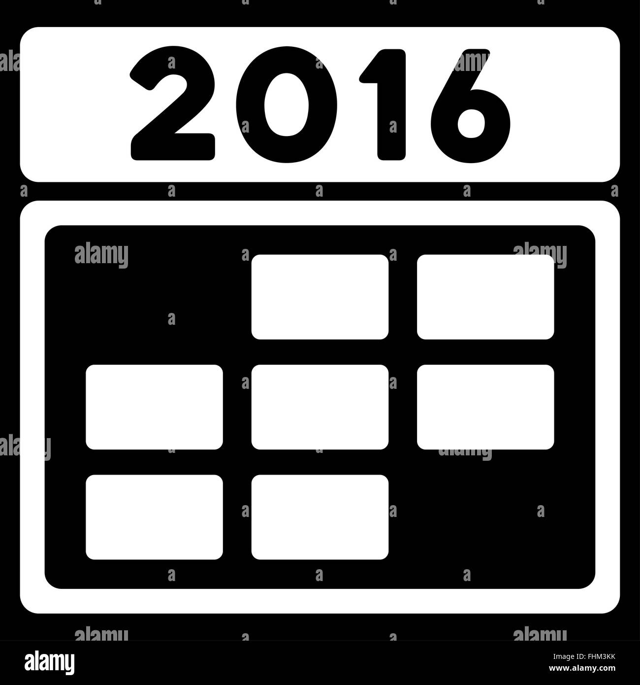 2016 Syllabus Grid Icon Stock Photo - Alamy
