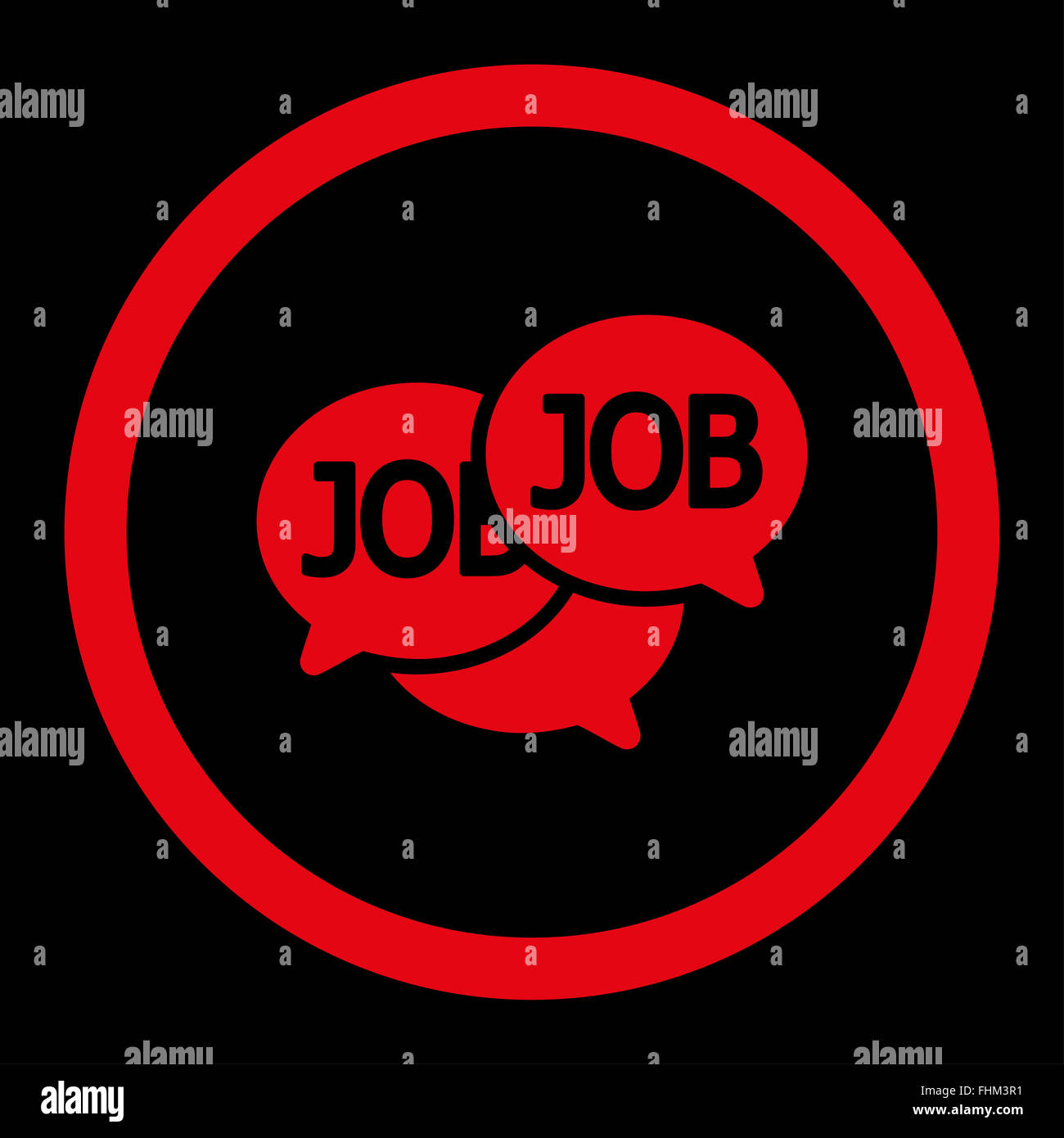 Labor Market icon Stock Photo - Alamy