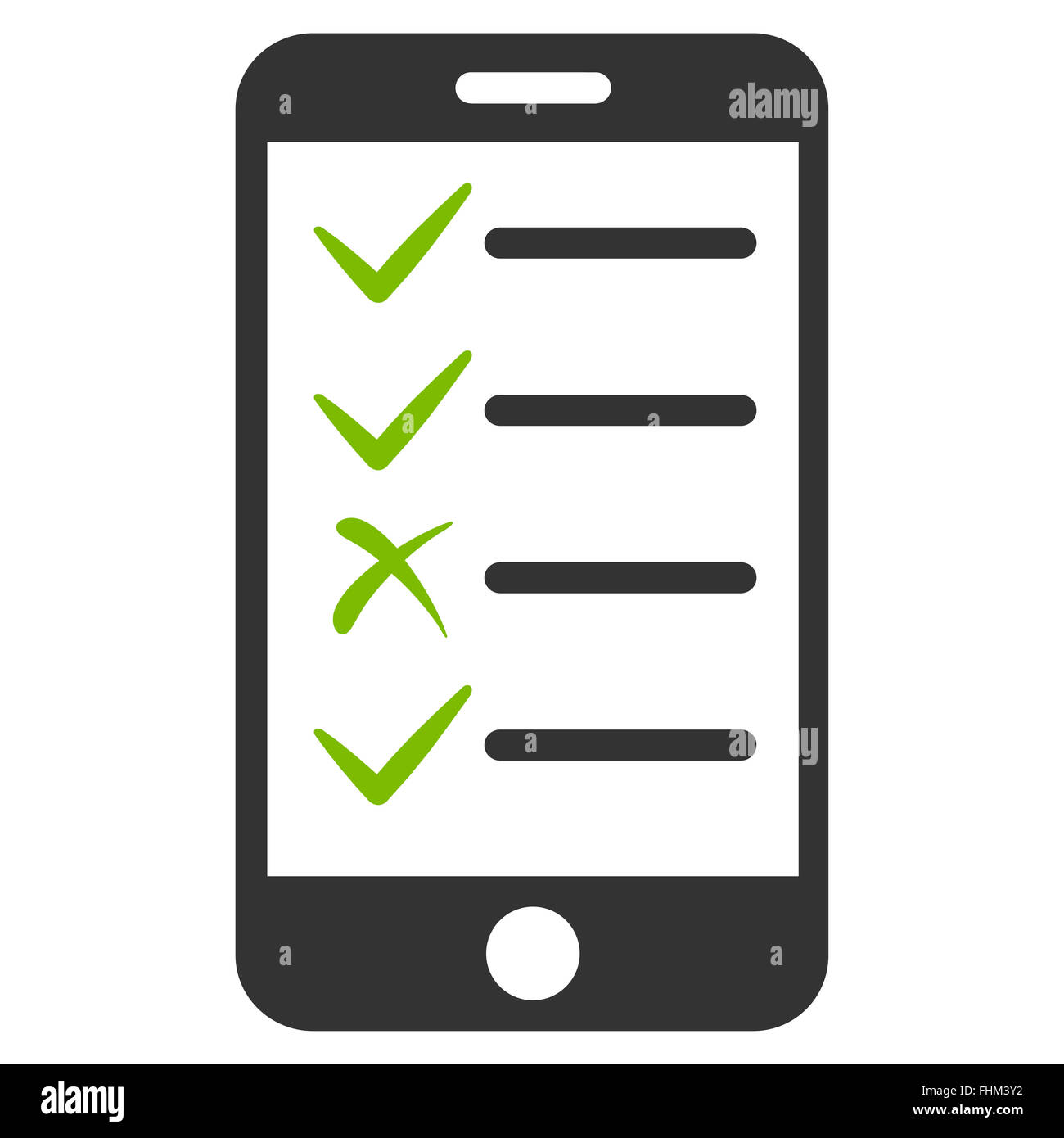 Mobile Tasks Icon from Commerce Set Stock Photo - Alamy