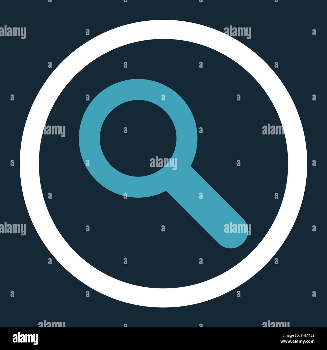 Search flat blue and white colors rounded vector icon Stock Photo - Alamy
